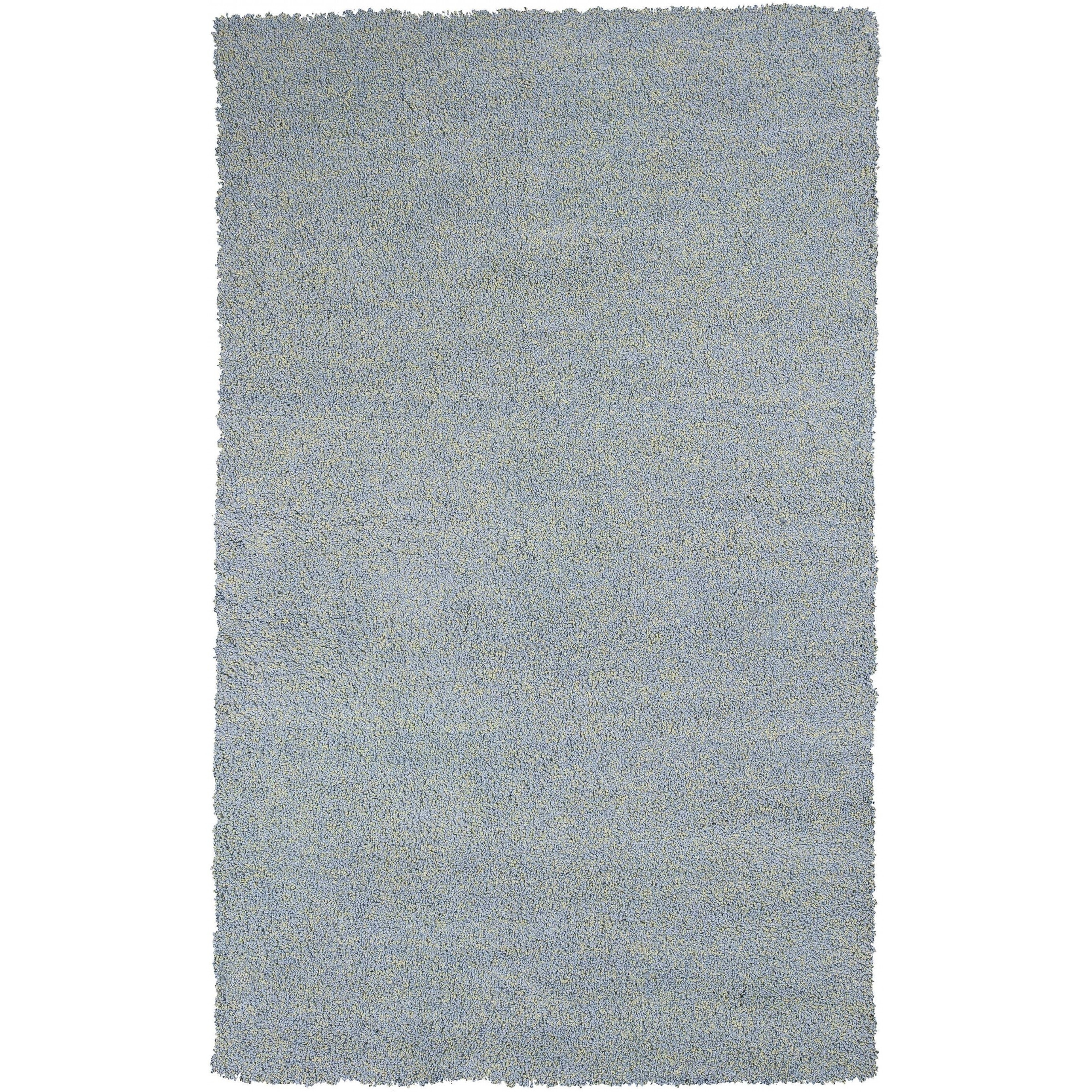 9' X 13' Blue Heather Indoor Shag Rug