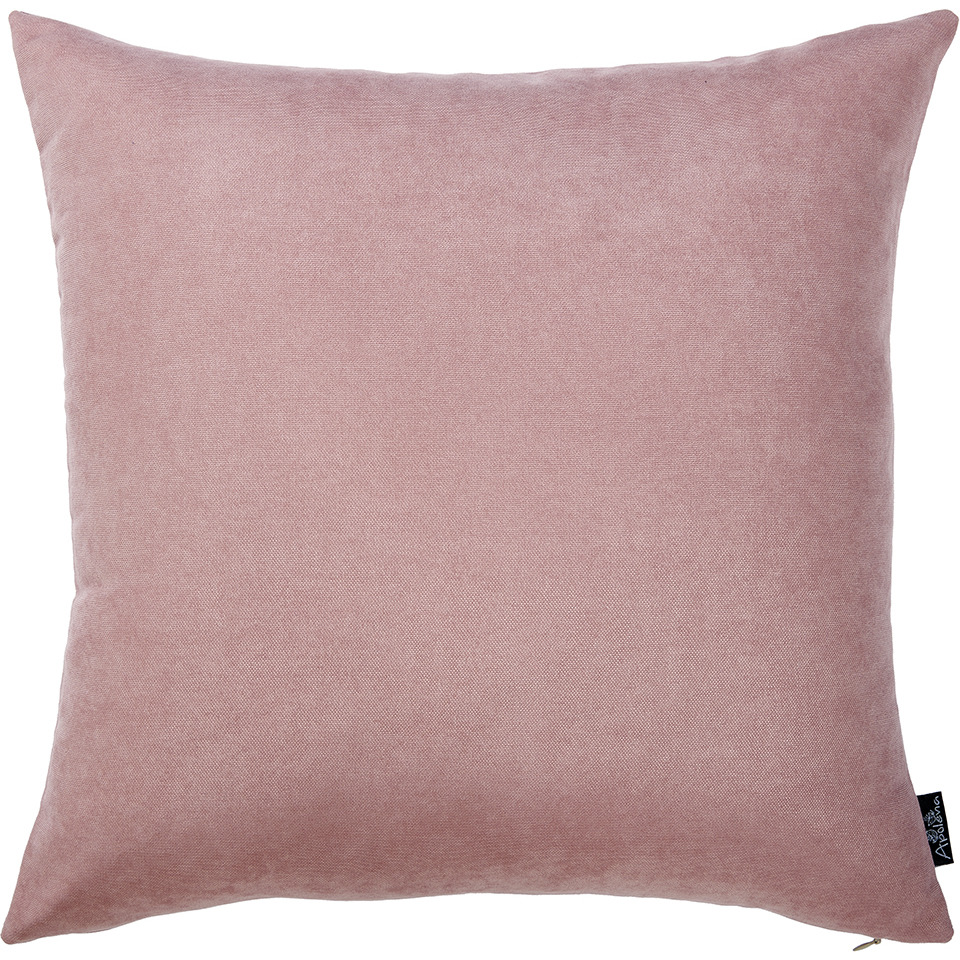 Set Of 2 Mauve Pink Brushed Twill Decorative Throw Pillow Covers