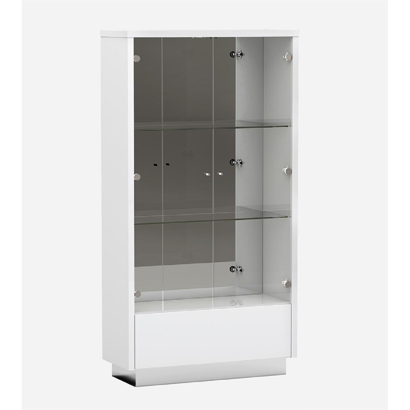 68"" X 14 X 50"" White  Vetrine