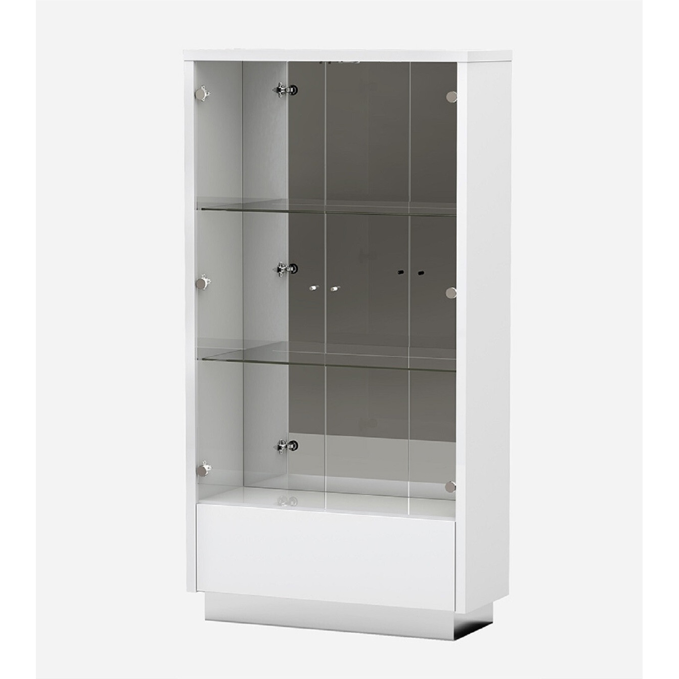 68"" X 14 X 50"" White  Vetrine