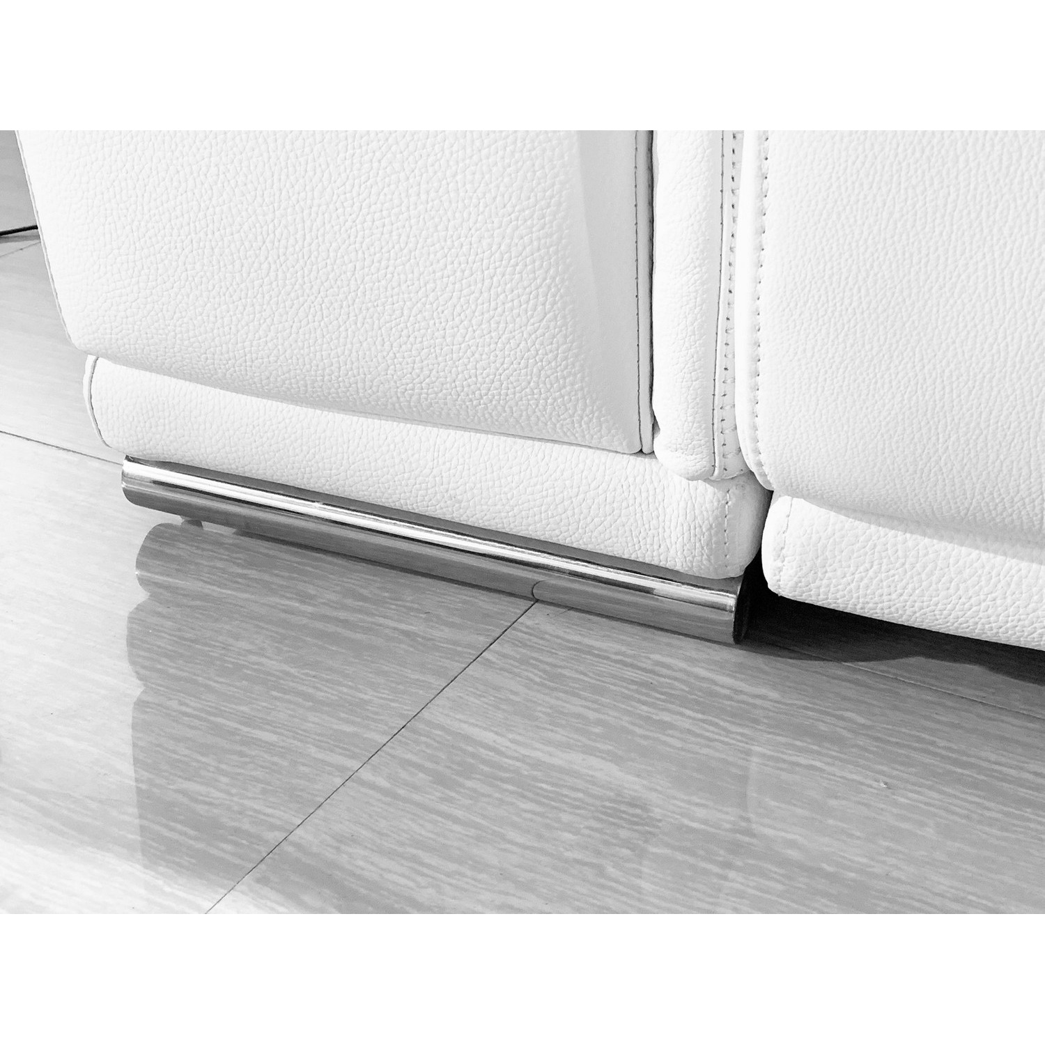 154"" X 200"" X 162.2"" White Power Reclining 8Pc Sectional