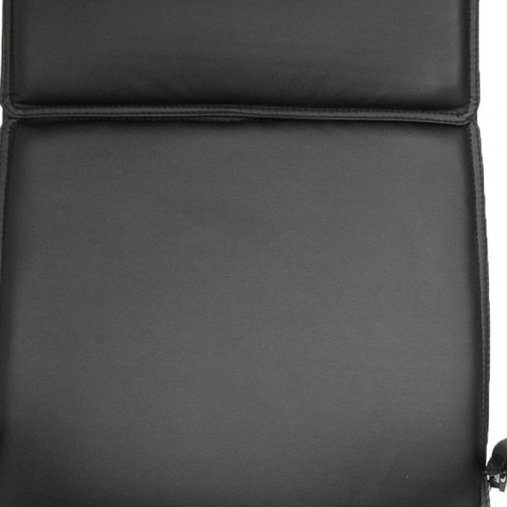 26.38"" X 27.56"" X 45.87"" High Back Office Chair In Black With Chromed Steel Base