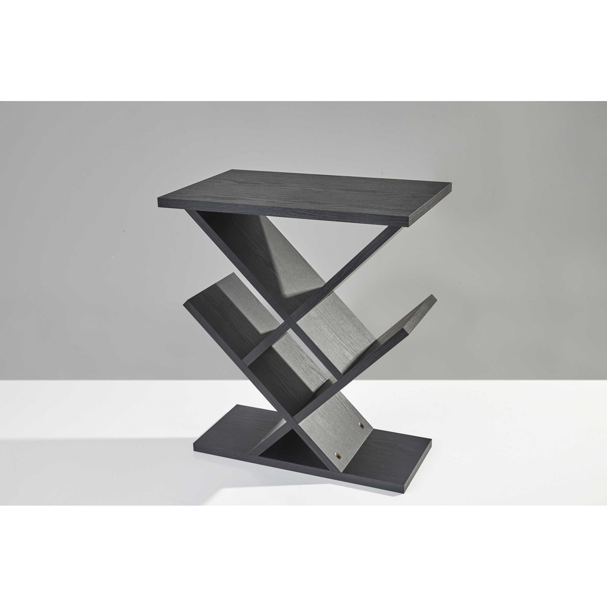 19"" X 12"" X 21.5"" Black  Accent Table