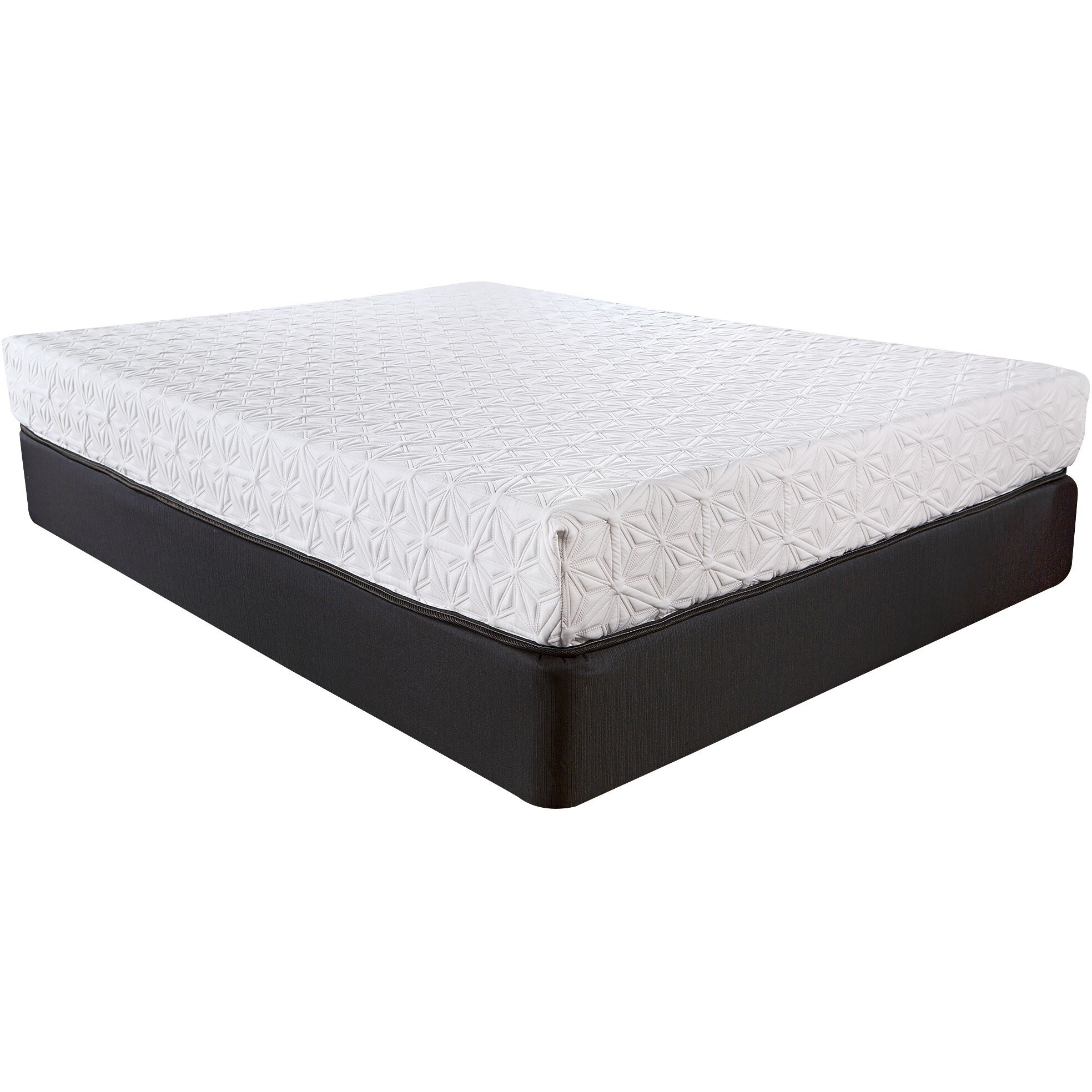 8"" Three Layer Gel Infused Memory Foam Smooth Top Mattress Twin Xl