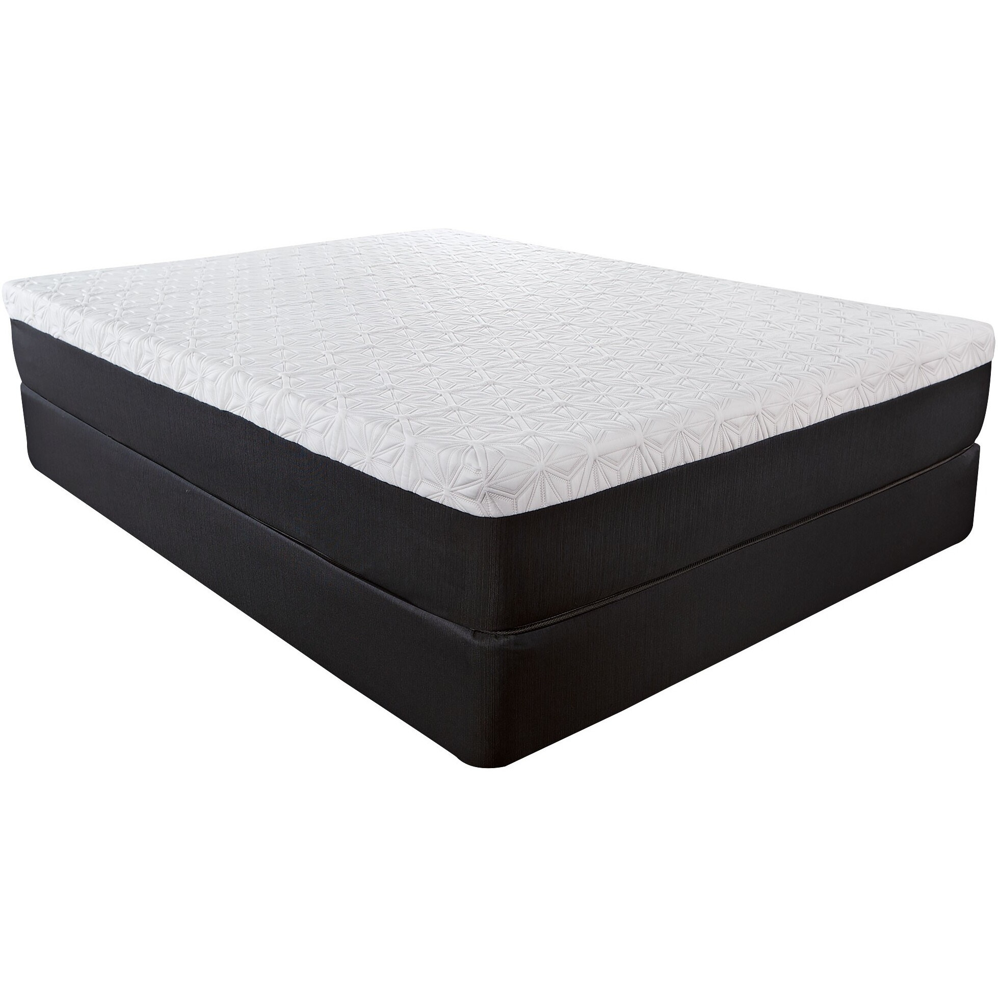 10.5"" Lux Gel Infused Memory Foam And High Density Foam Mattress Twin