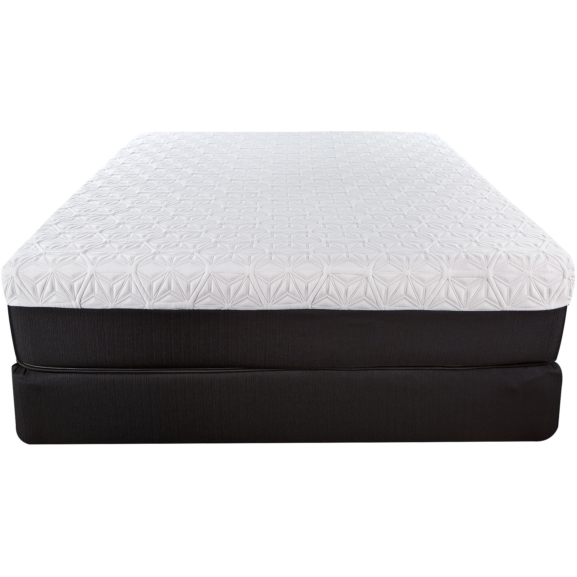11.5"" Lux Copper Infused Gel Memory Foam And High Density Foam Mattress Twin
