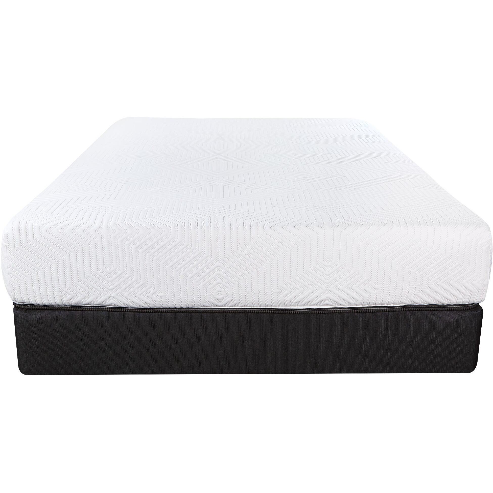 10.5"" Hybrid Lux Memory Foam And Wrapped Coil Mattress Full