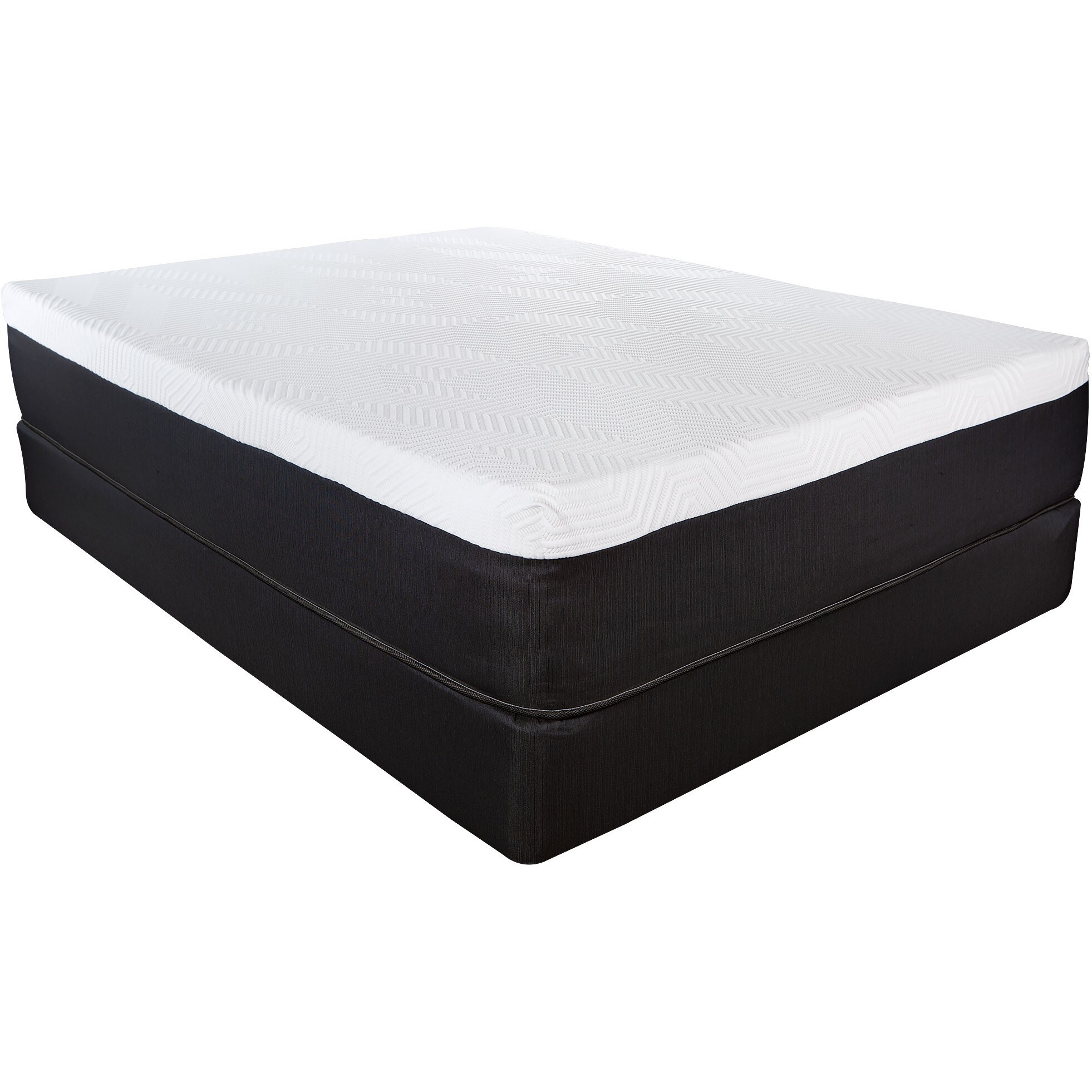 13"" Hybrid Lux Memory Foam And Wrapped Coil Mattress King