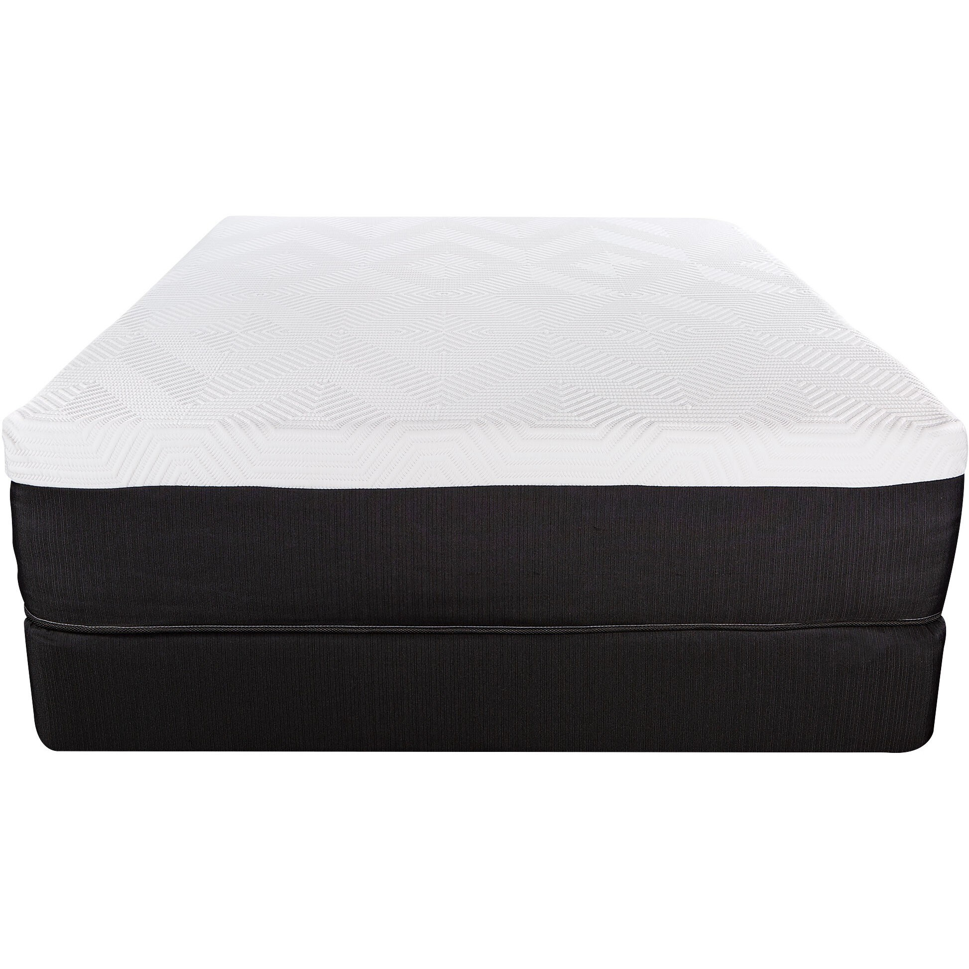 13"" Hybrid Lux Memory Foam And Wrapped Coil Mattress Full Cal King