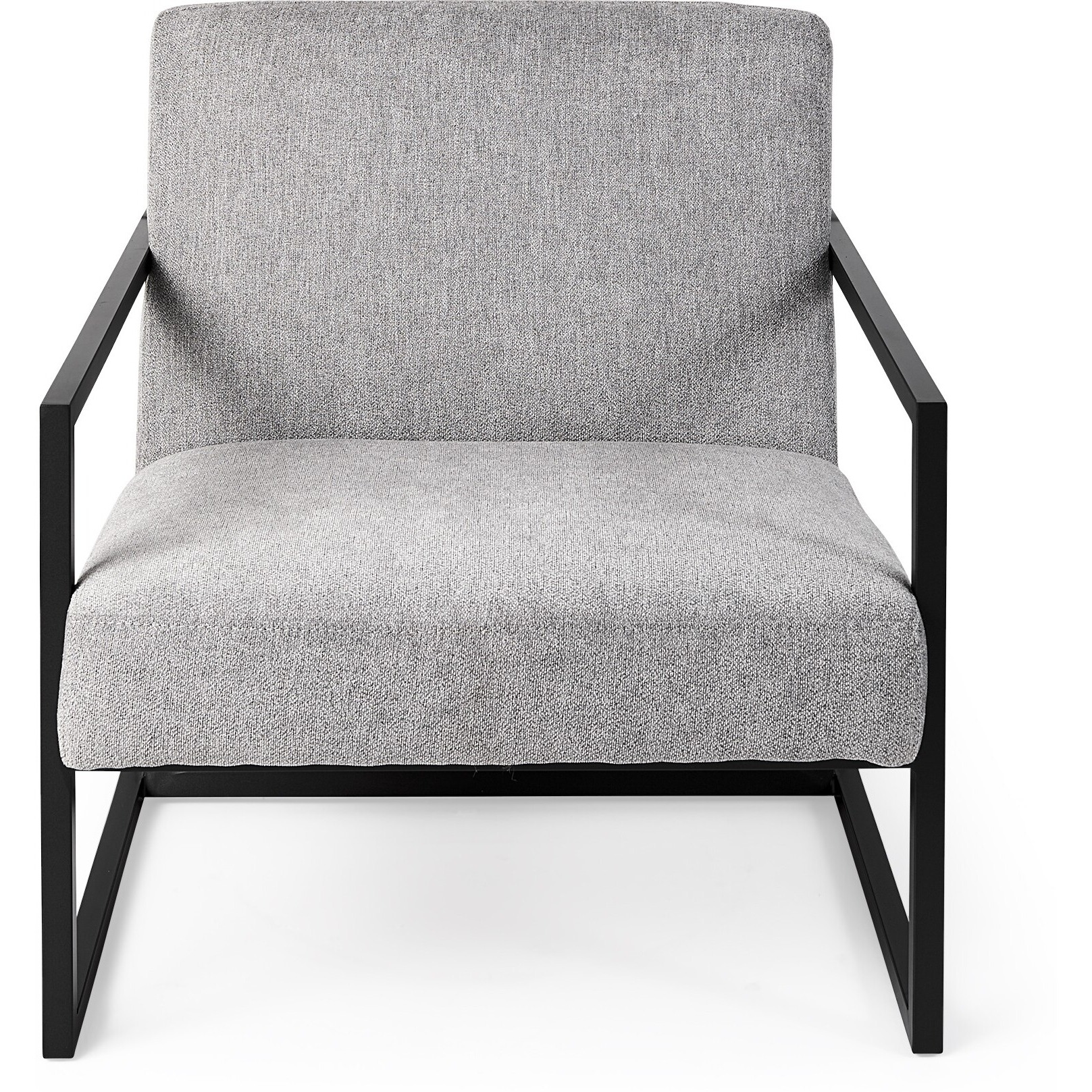 Geo Modern Gray And Black Accent Or Side Chair