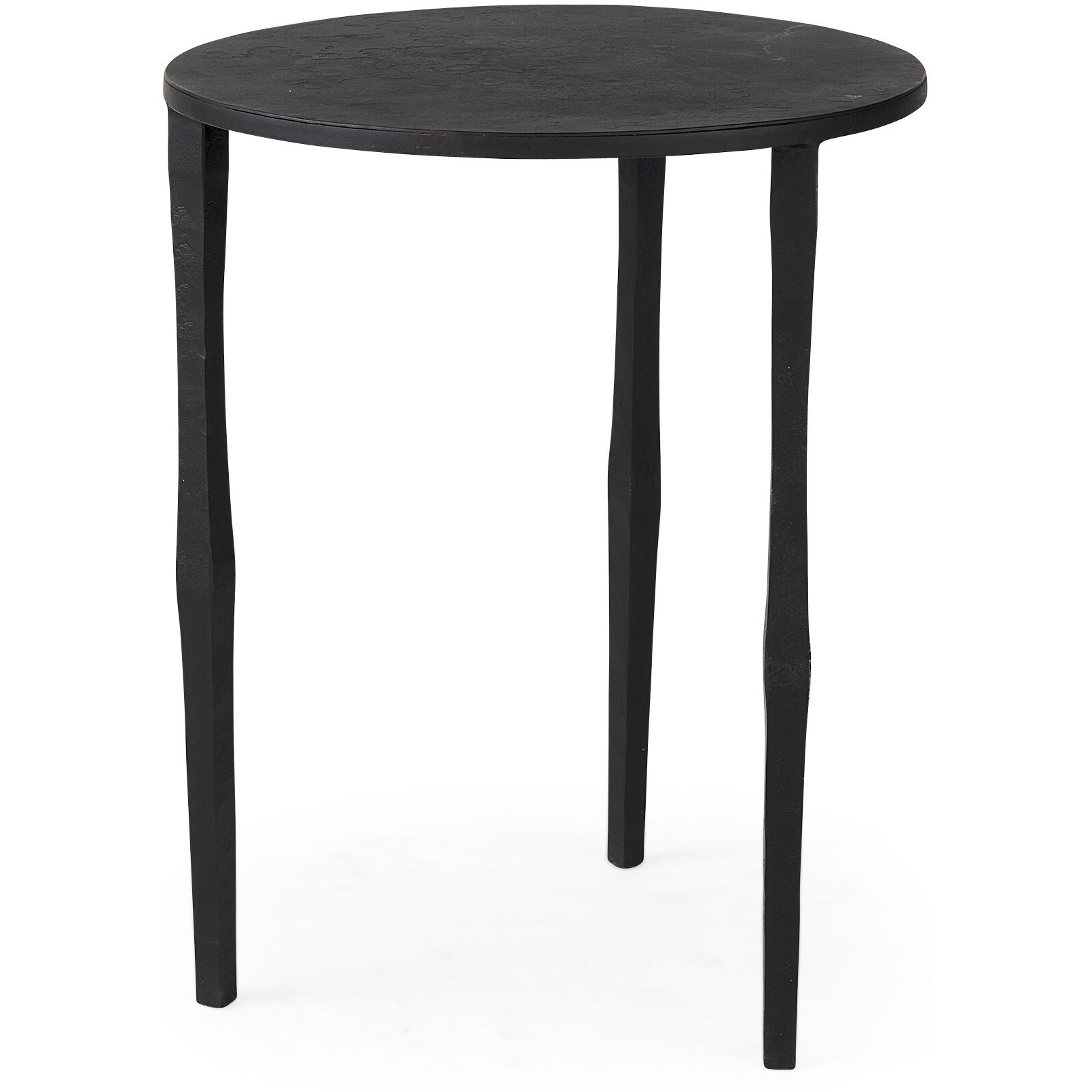 Minimal Black Iron Side Table