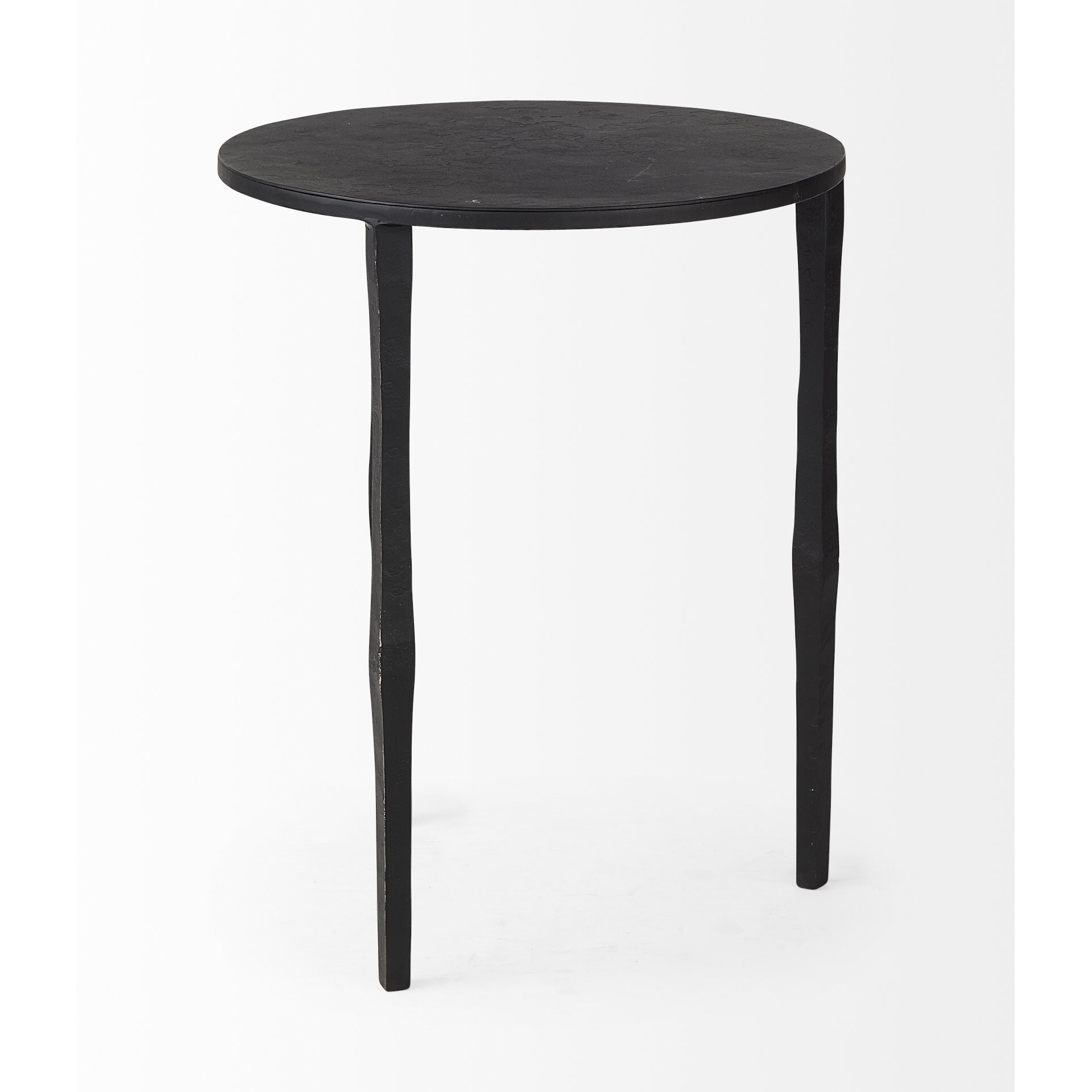 Minimal Black Iron Side Table