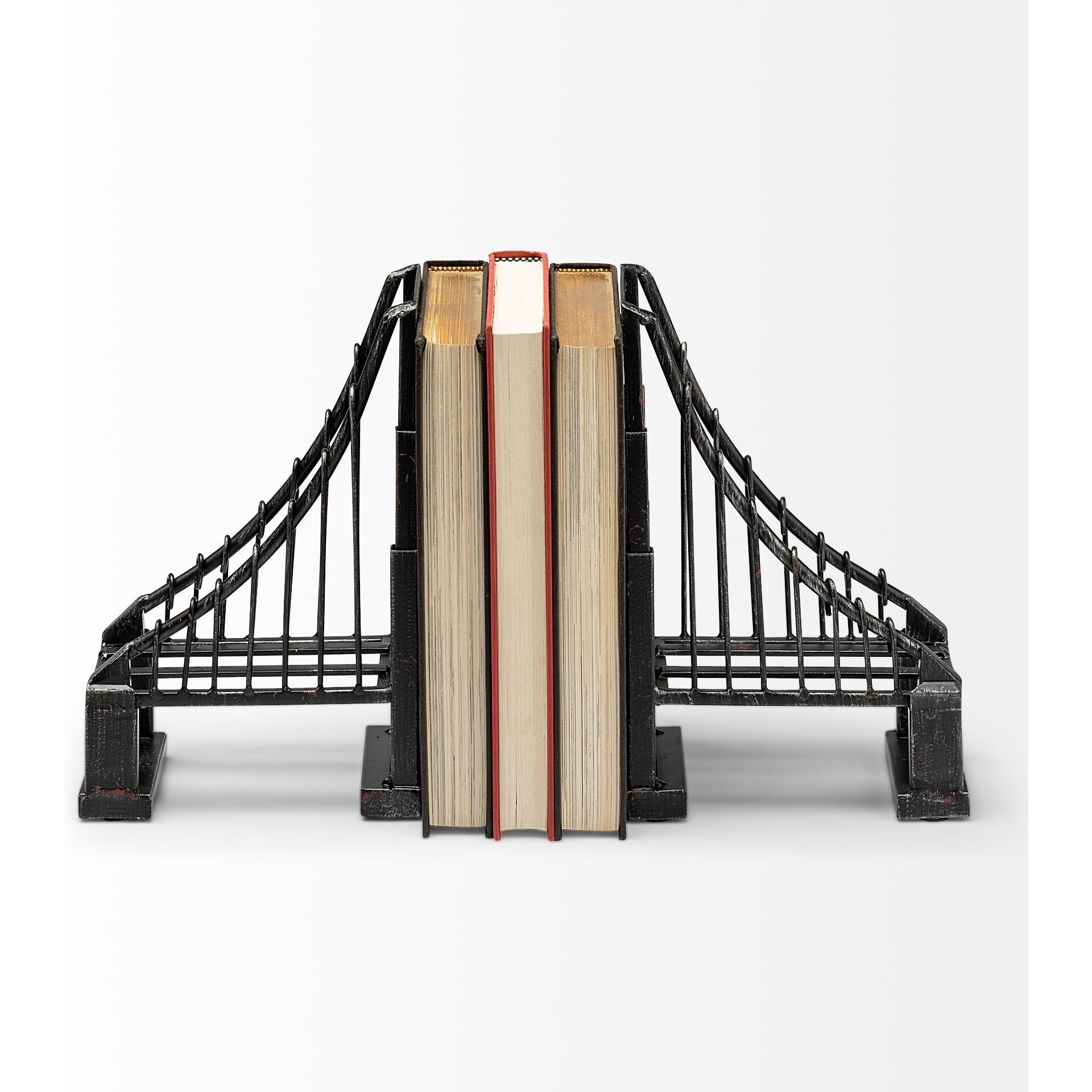 Vintage Look Suspension Bridge Bookends