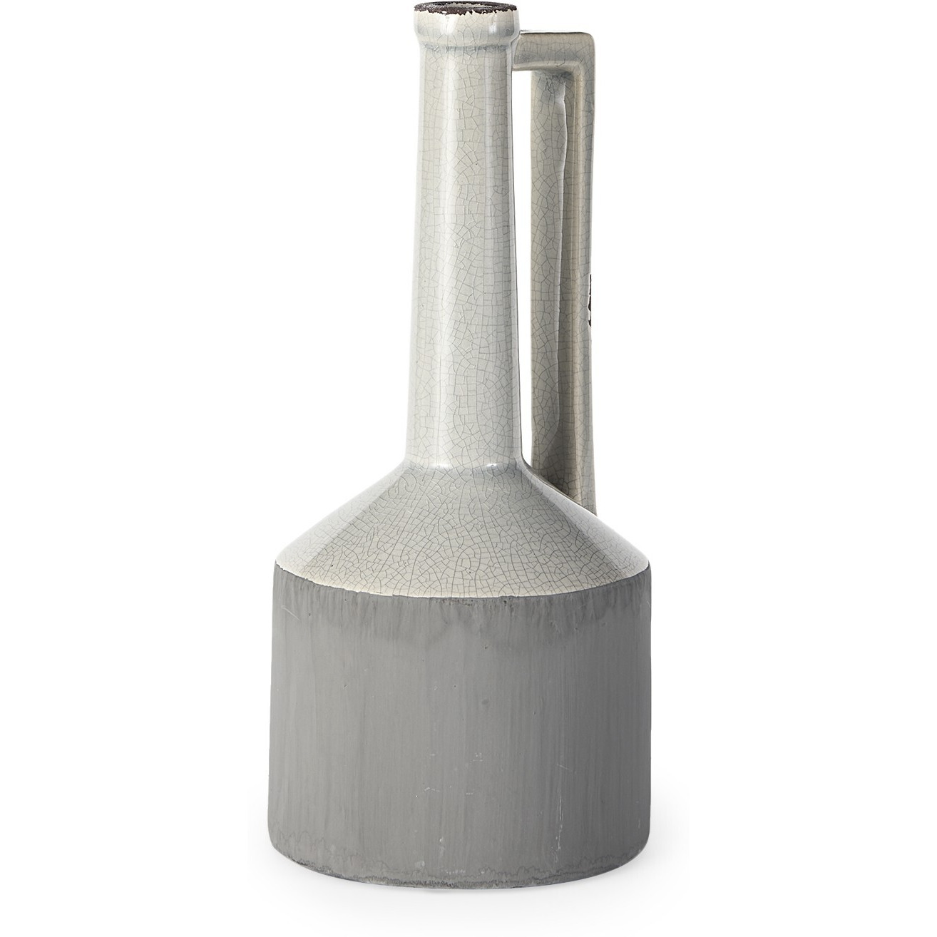 White And Gray Jug Vase