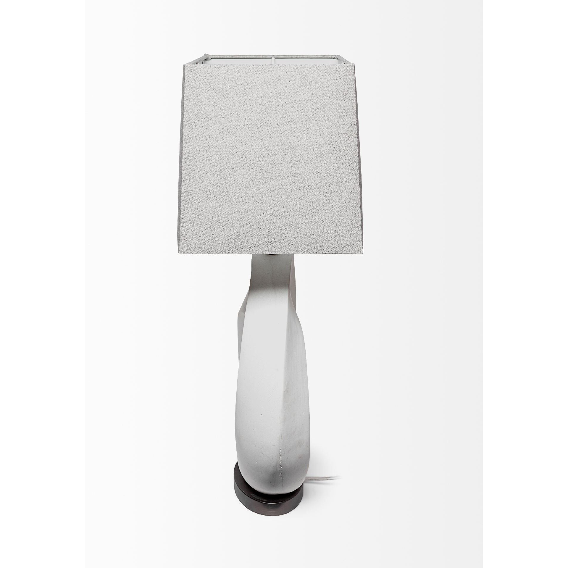 Contempo White O Ring Table Lamp