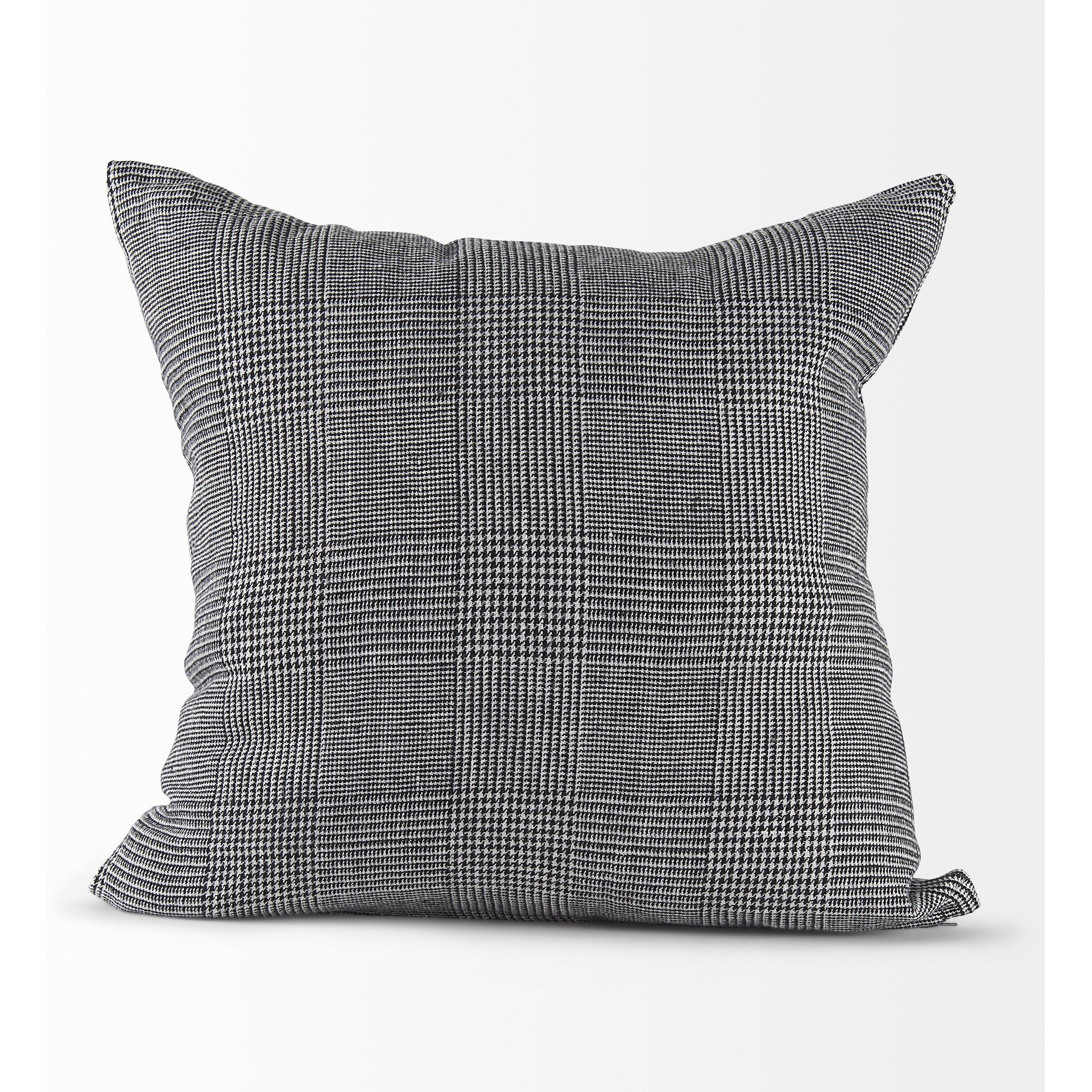 White And Black Pattern Throw Pillow Cover