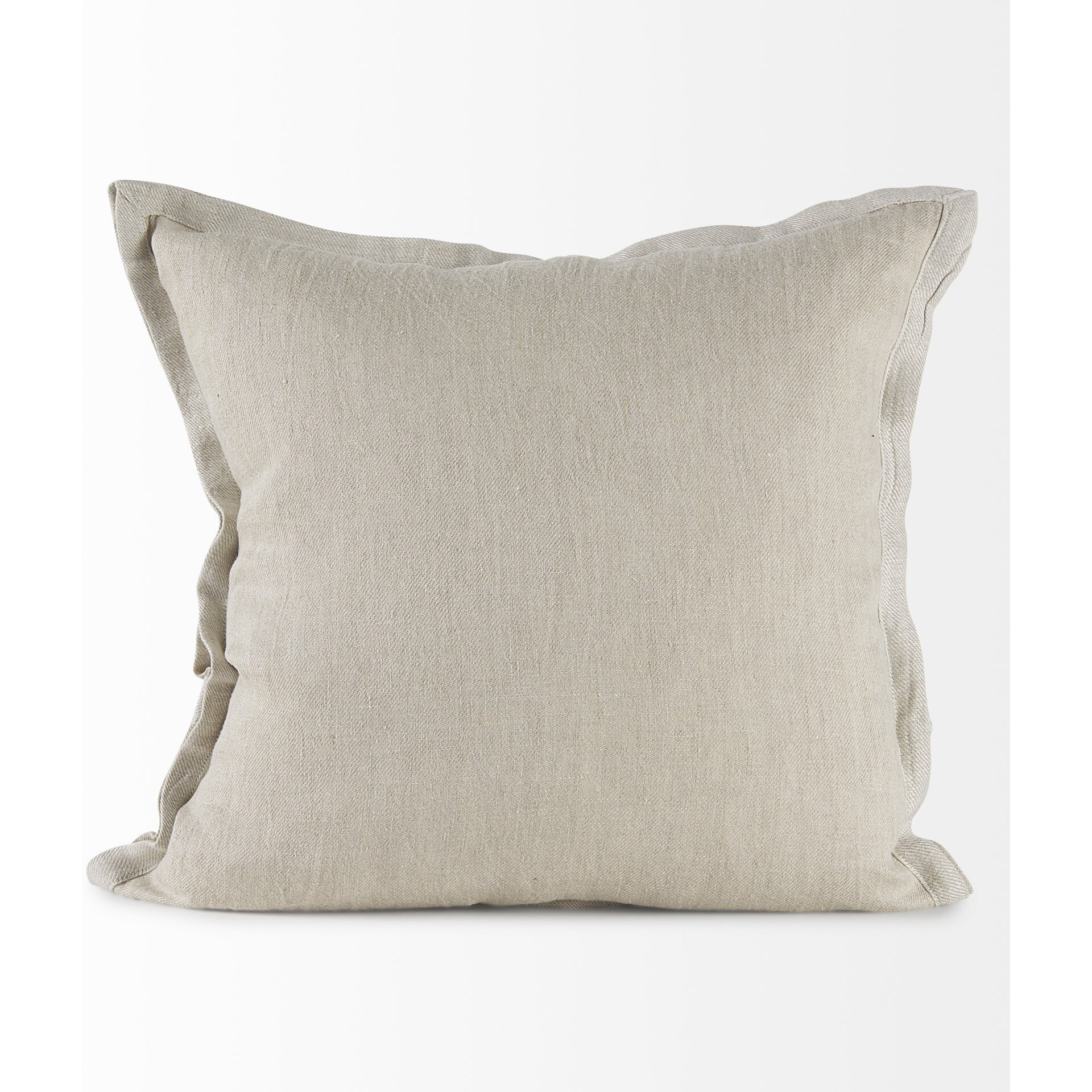 Cream Bordered Pillow Cover