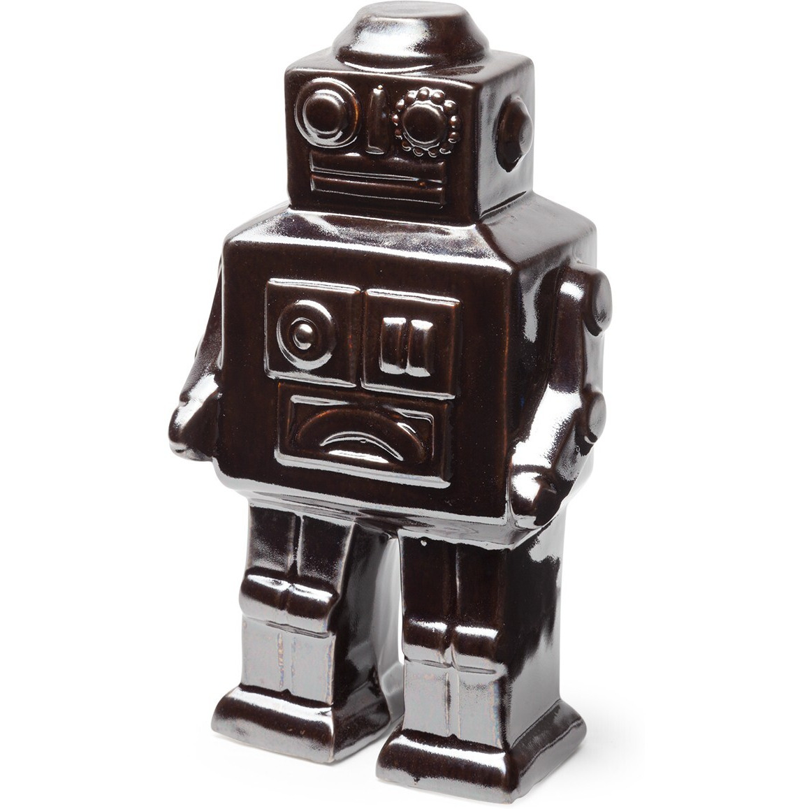 Silver Metal Robot Shaped Sculpture