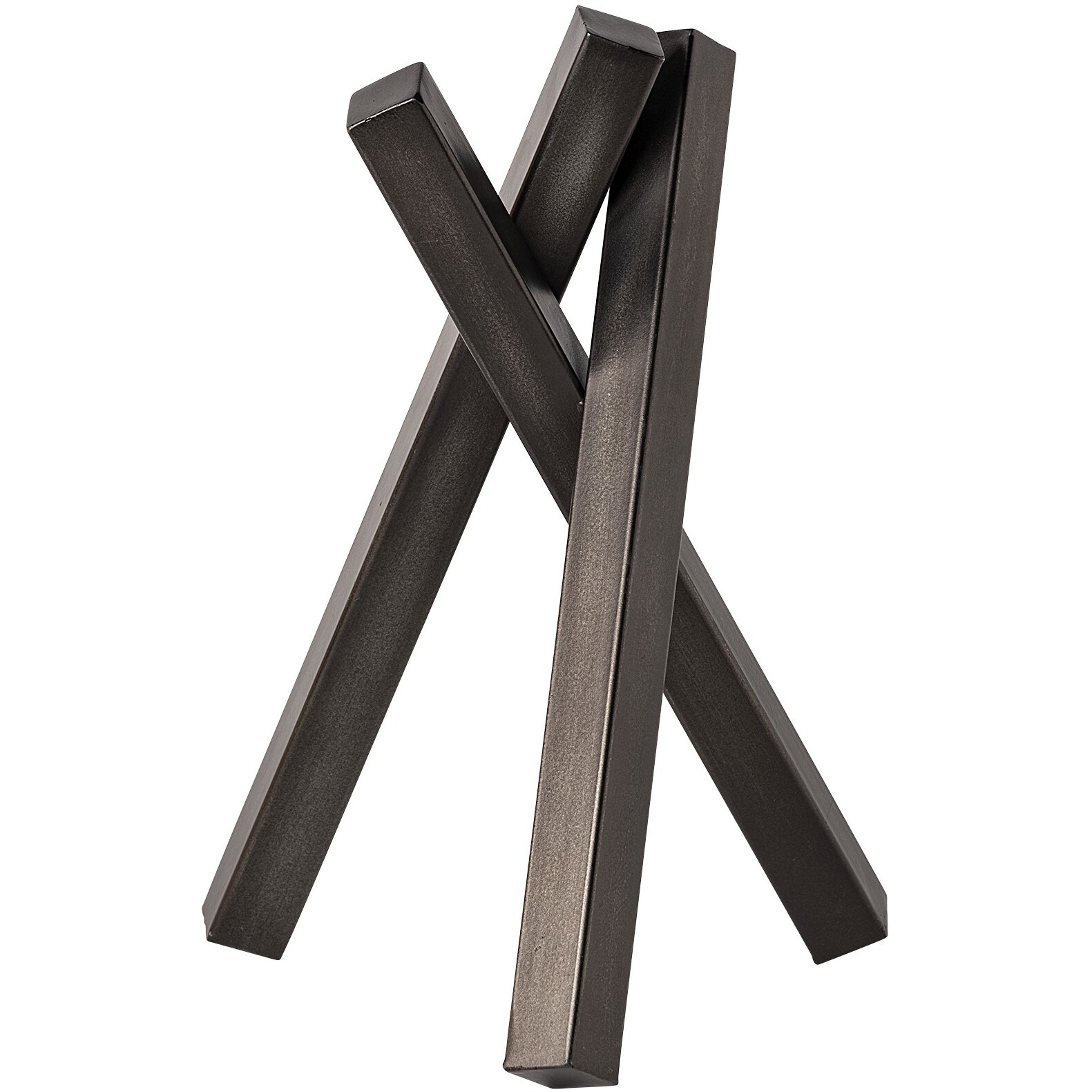 Abstract Black Metal Geometric Decor Piece
