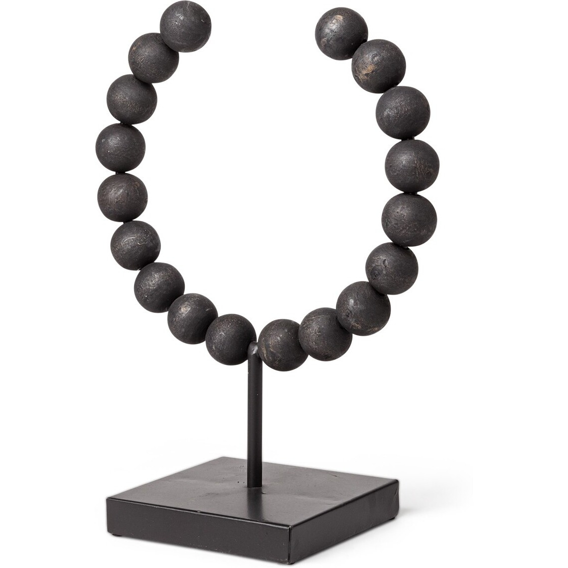 Petite Black Beaded Sculpture