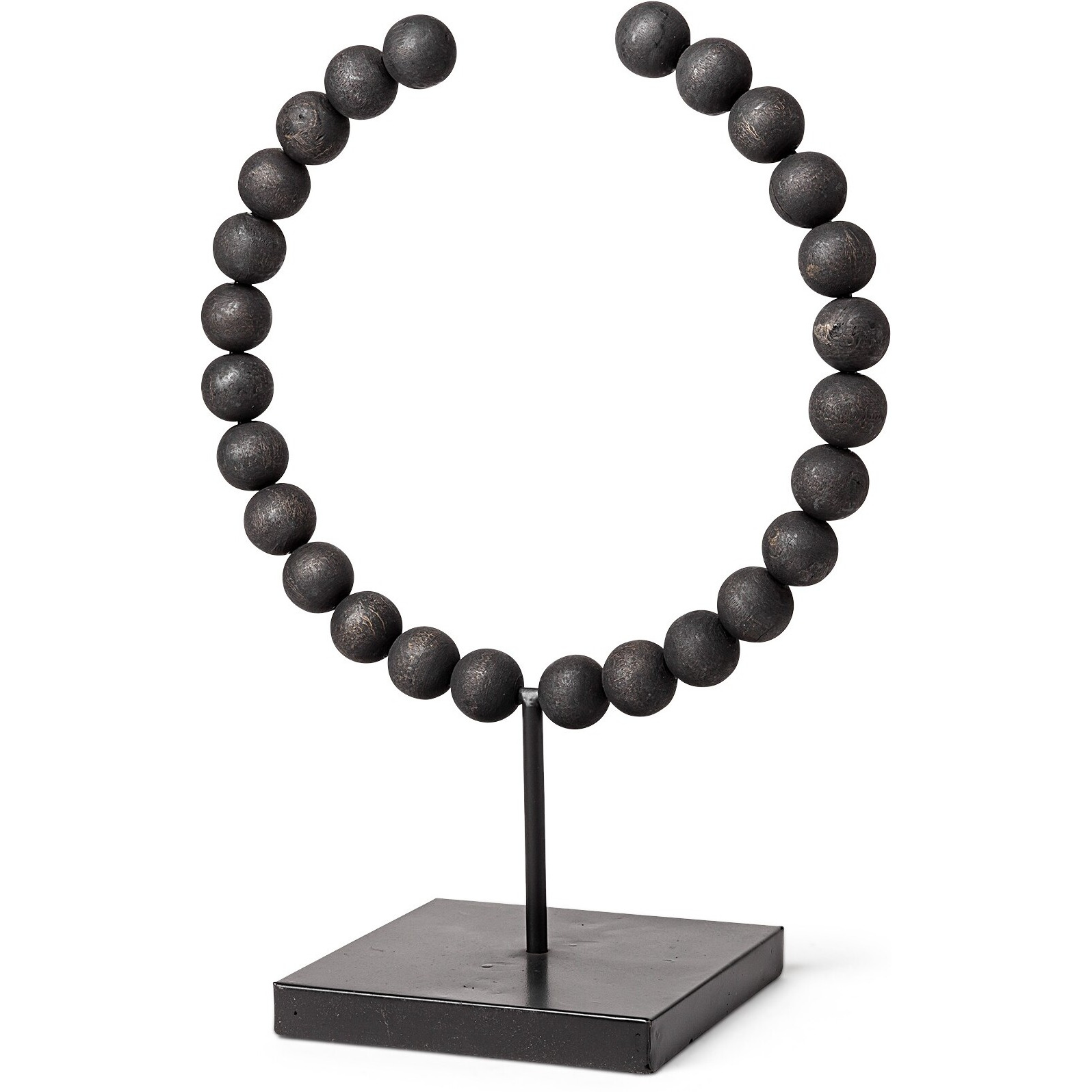 Black Beaded Sculpture
