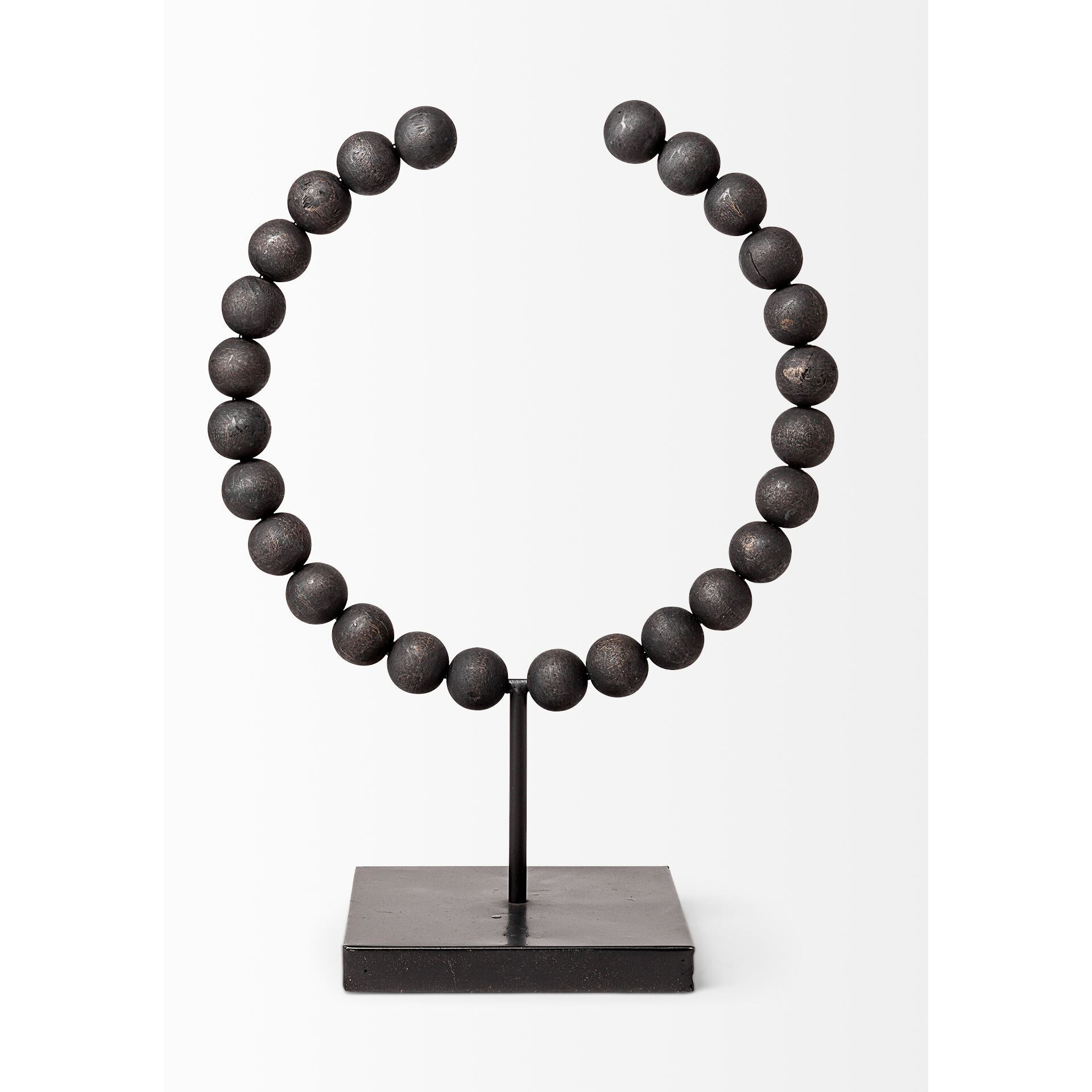 Black Beaded Sculpture