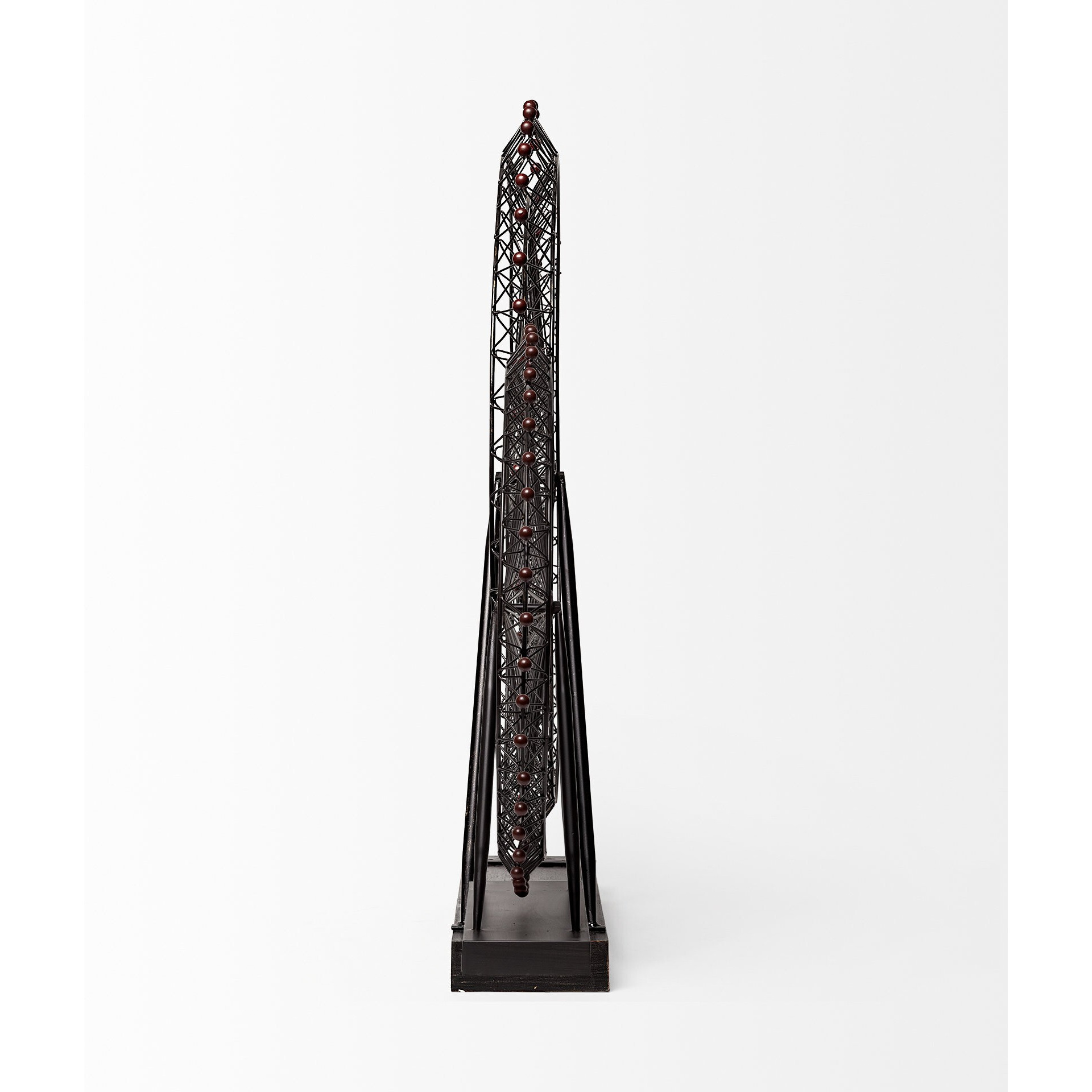 Metal And Wood London Eye Moveable Sculpture