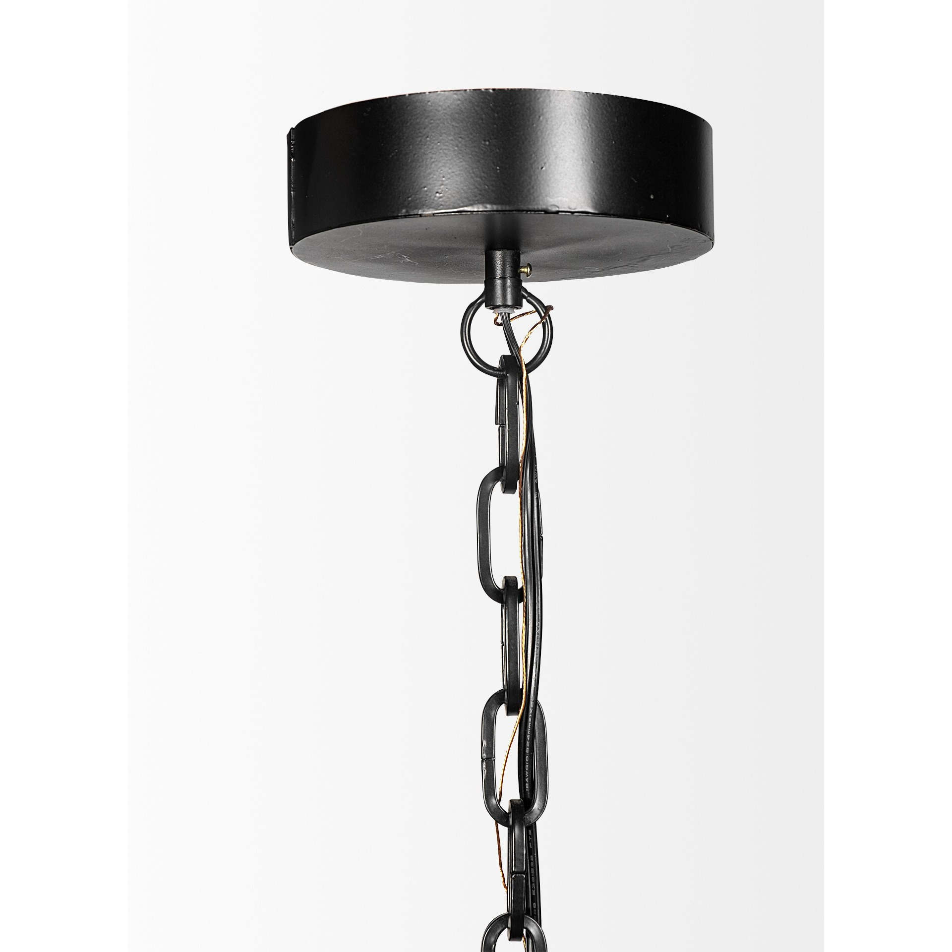Industrial Black Metal Hanging Pendant Light