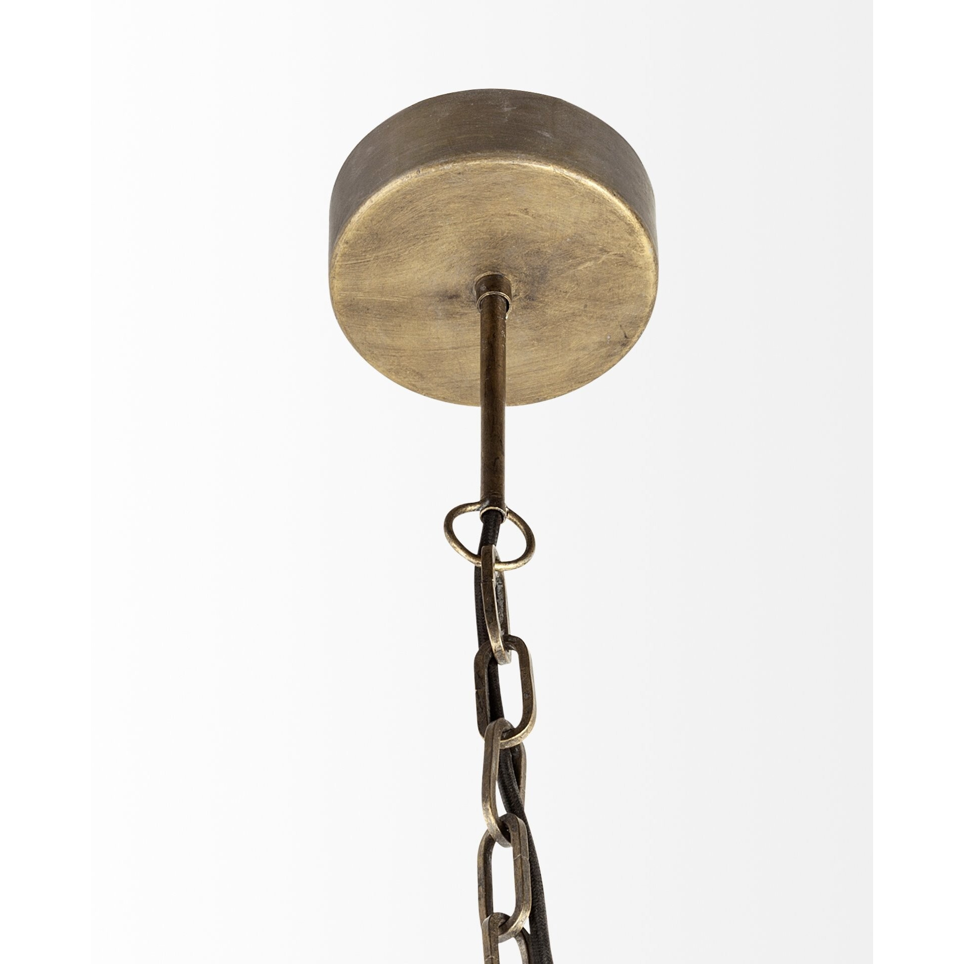 Black Metal Geometric Globe Hanging Light