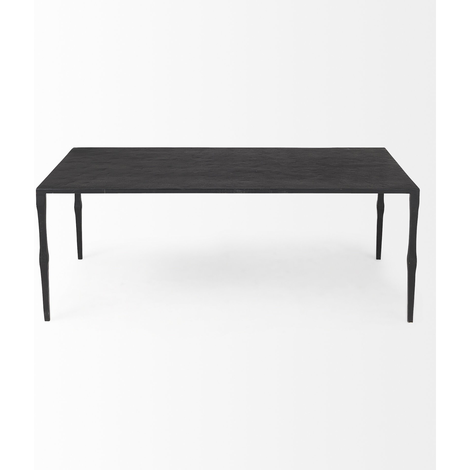 Minimal Black Iron Rectangular Coffee Table