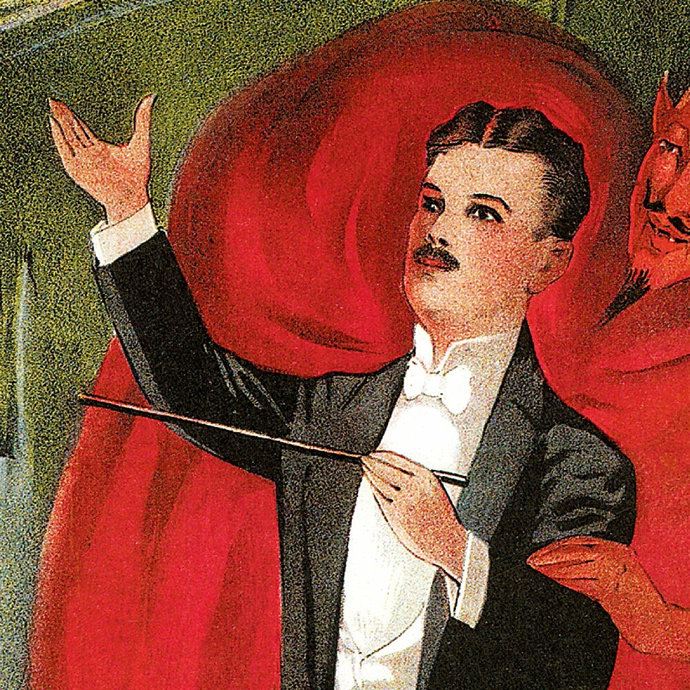 11"" X 14"" Vintage 1934 Blackstone Magic Wall Art
