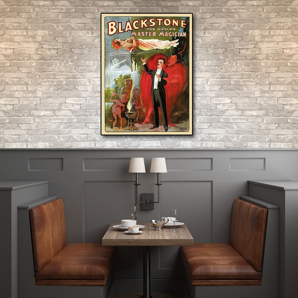 11"" X 14"" Vintage 1934 Blackstone Magic Wall Art