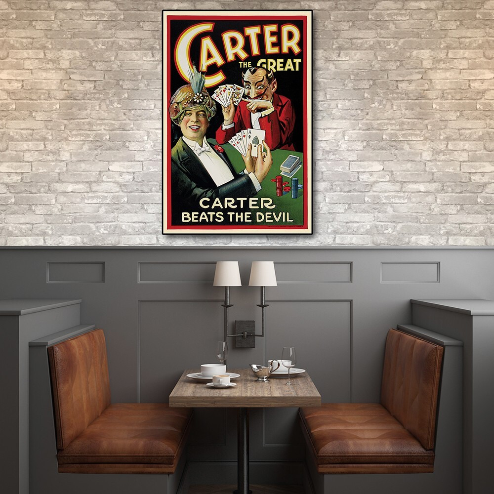 16"" X 24"" Vintage 1922 Carter Vintage Magic Poster Wall Art