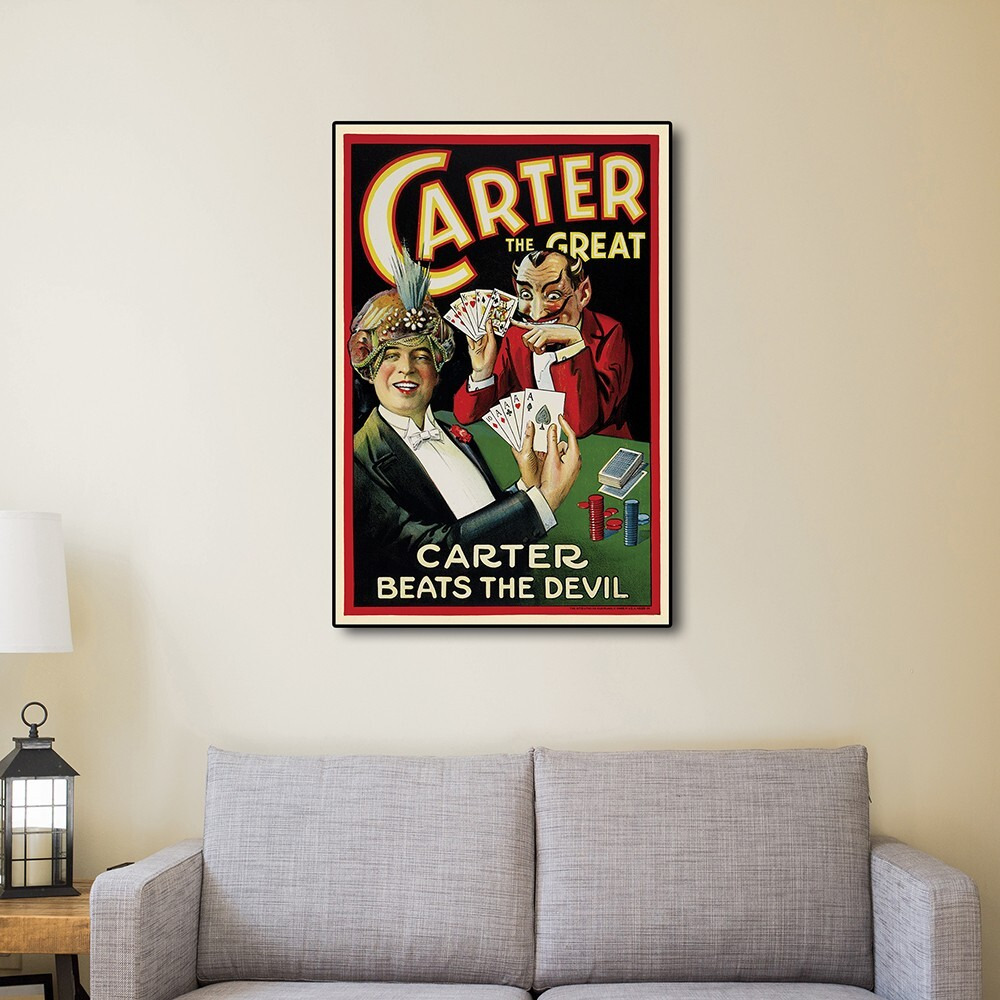 16"" X 24"" Vintage 1922 Carter Vintage Magic Poster Wall Art