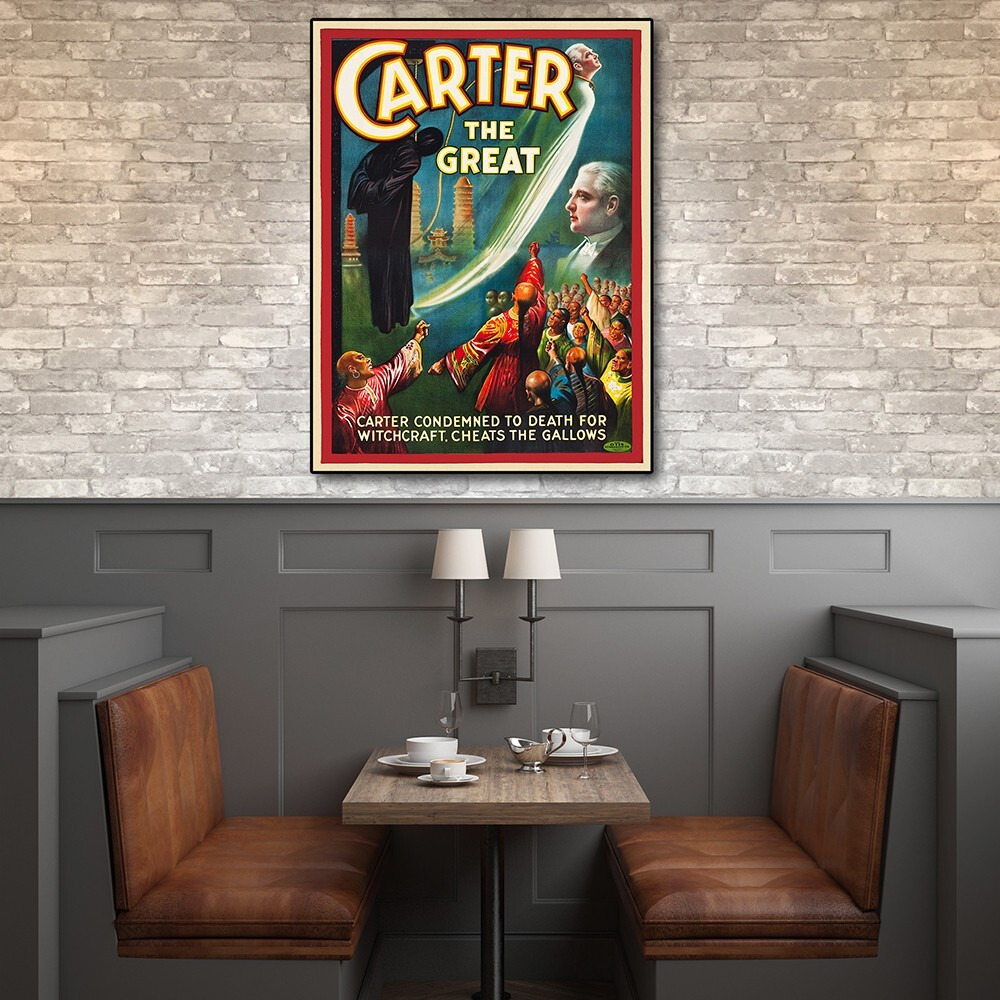 18"" X 24"" Vintage 1926 Carter Witchcraft Magic Poster Wall Art