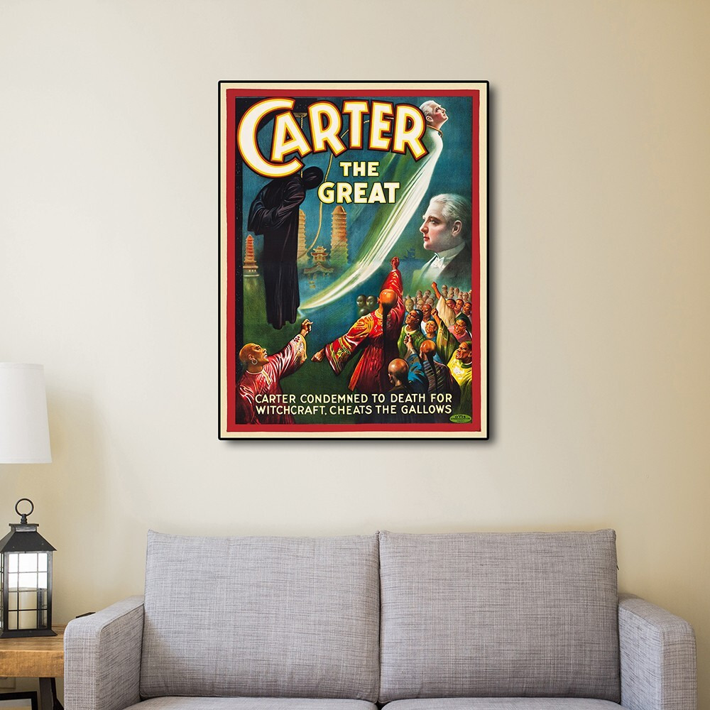 18"" X 24"" Vintage 1926 Carter Witchcraft Magic Poster Wall Art