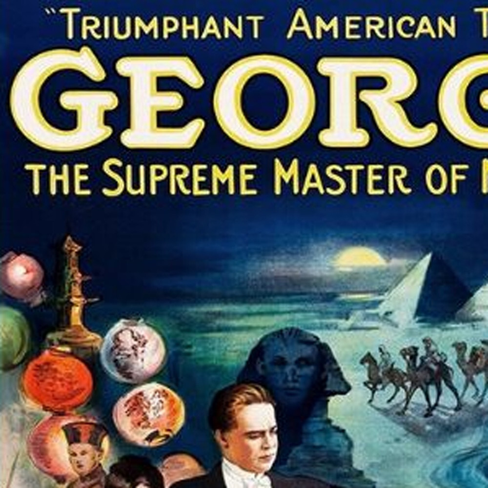 16"" X 24"" George The Supreme Master Vintage Magic Poster Wall Art