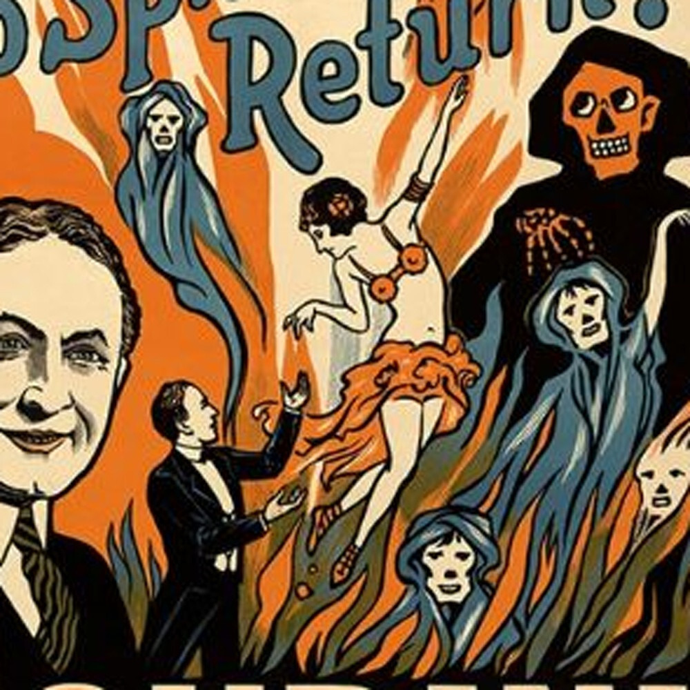 16"" X 24"" Houdini Spirits Vintage Magic Poster Wall Art