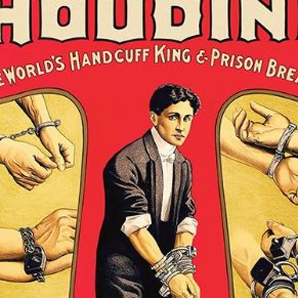 9"" X 12"" Houdini Handcuff King Vintage Magic Poster Wall Art
