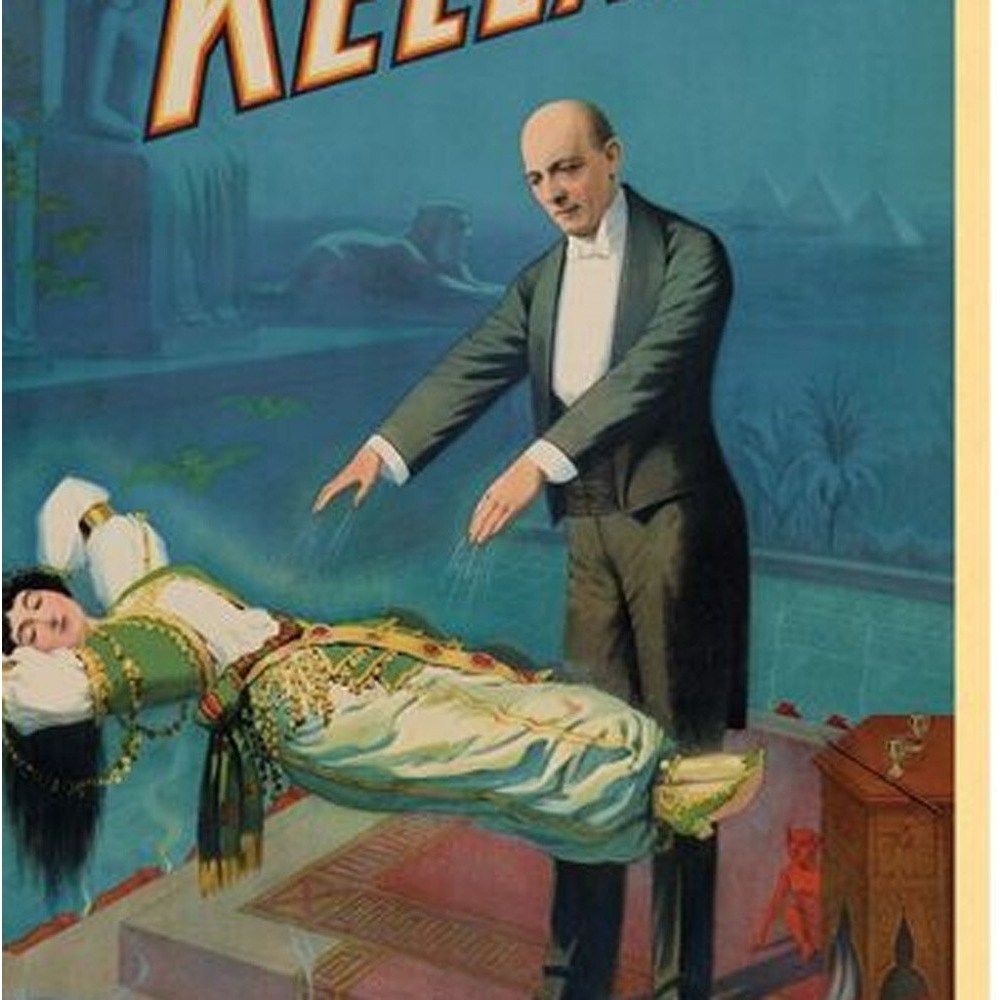 20"" X 30"" Kellar Levitation Vintage Magic Poster Wall Art