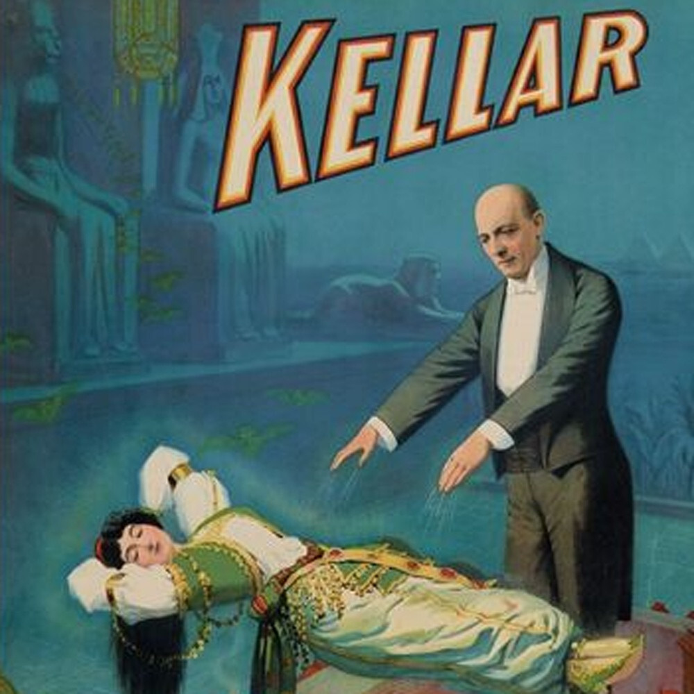 12"" X 18"" Kellar Levitation Vintage Magic Poster Wall Art