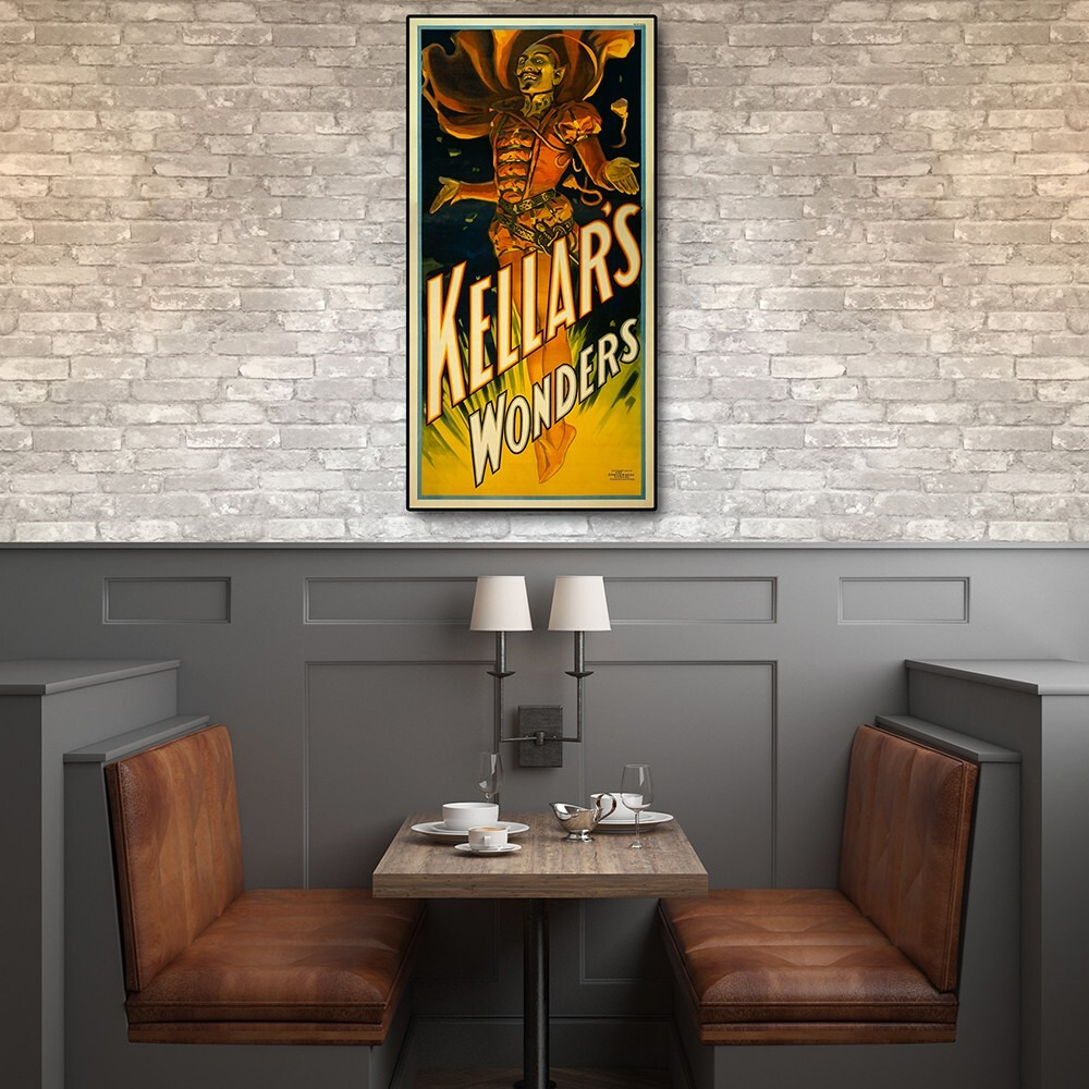 36"" X 72"" Keller's Wonders Vintage Magic Poster Wall Art