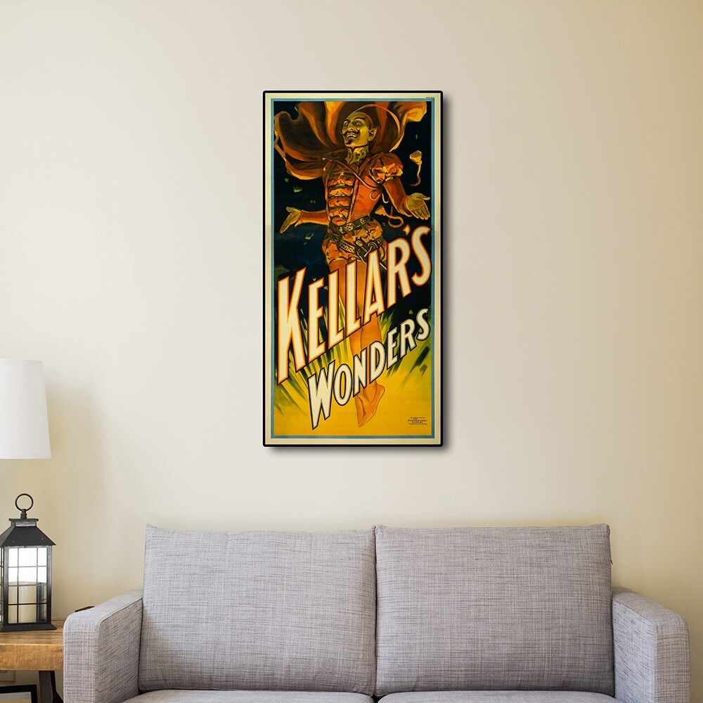 6"" X 12"" Keller's Wonders Vintage Magic Poster Wall Art