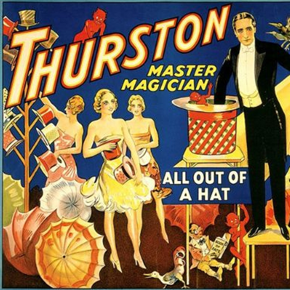 12"" X 18"" Thurston Out Of A Hat Vintage Magic Poster Wall Art