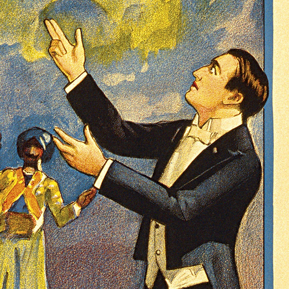 24"" X 72"" Thurston Rope Trick Vintage Magic Poster Wall Art