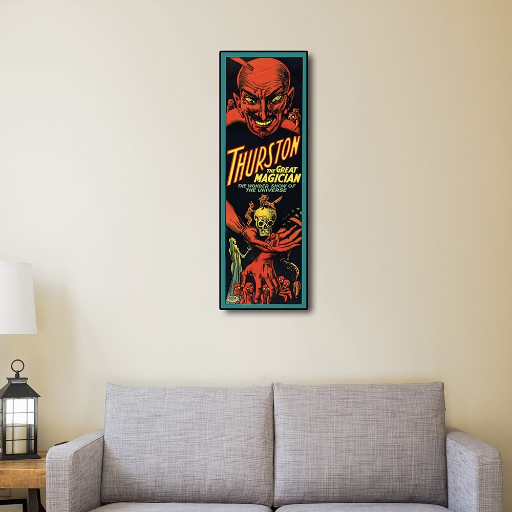 12"" X 36"" Thurston The Great Wonder Show Vintage Magic Poster Wall Art