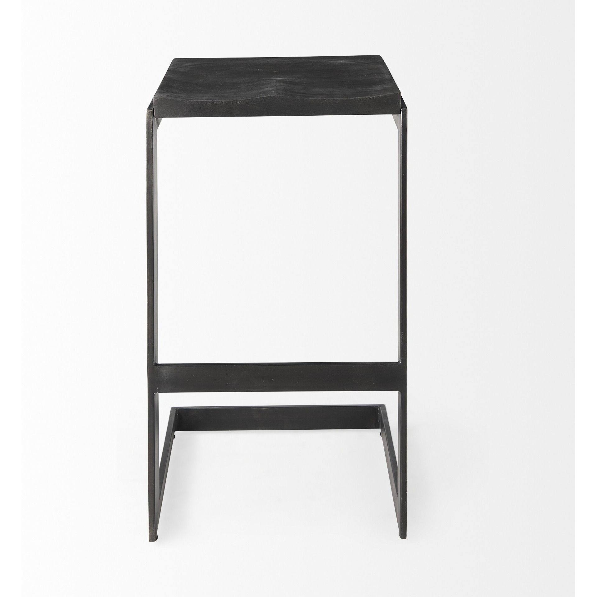 30"" Black Cheeky Wood And Metal Bar Stool