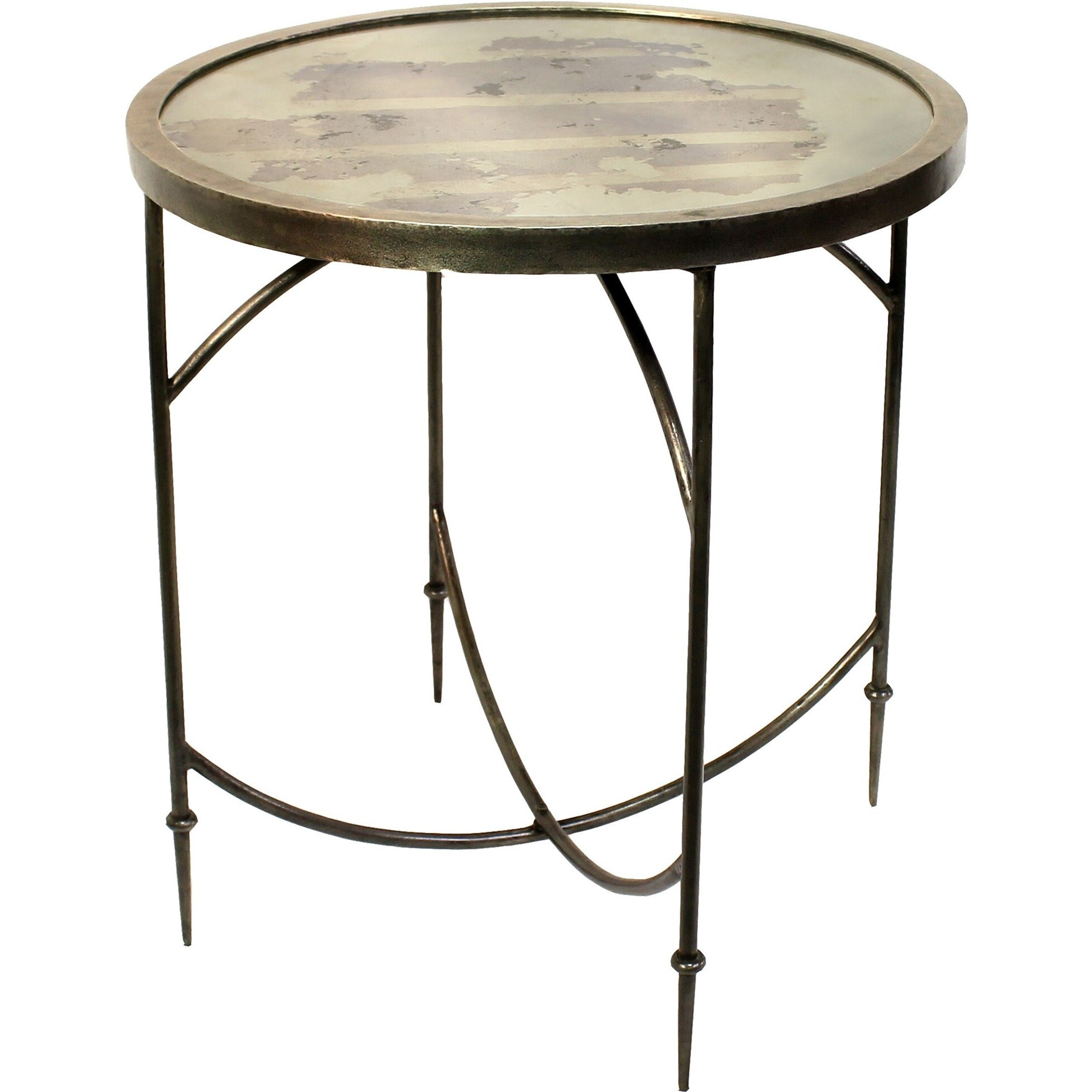 Brown Wooden Folding End Or Side Table
