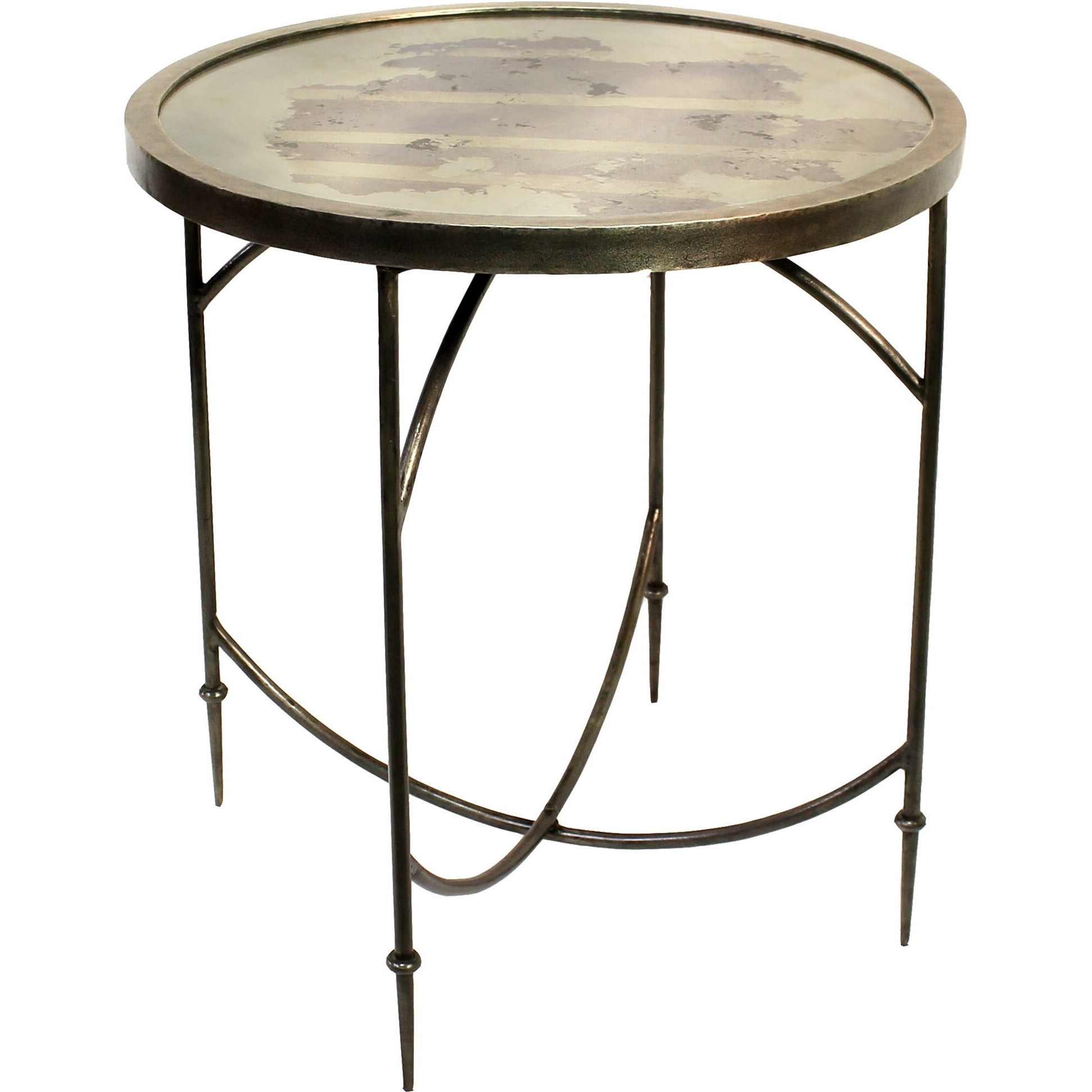 Brown Wooden Folding End Or Side Table