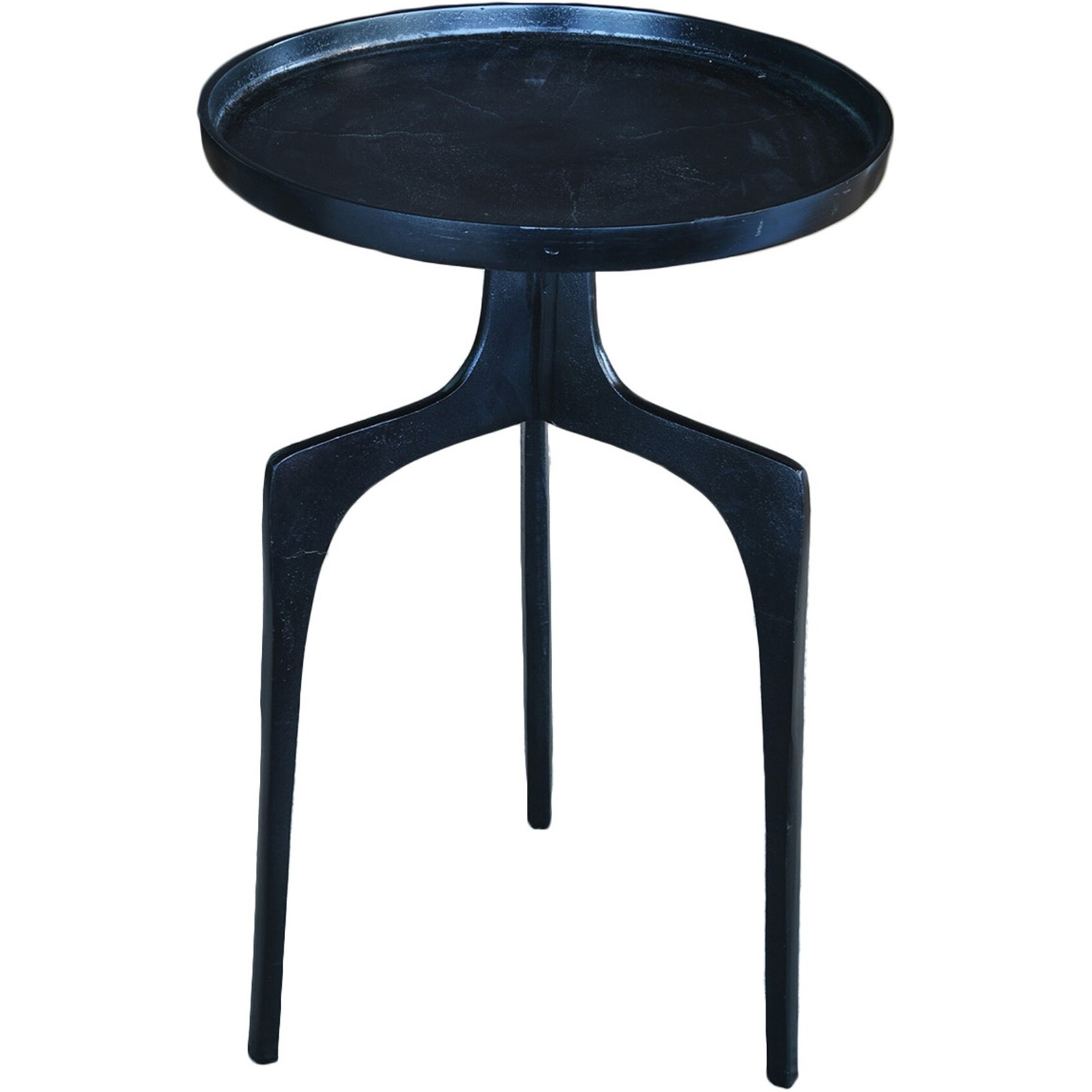 Contemporary Blue Side Table